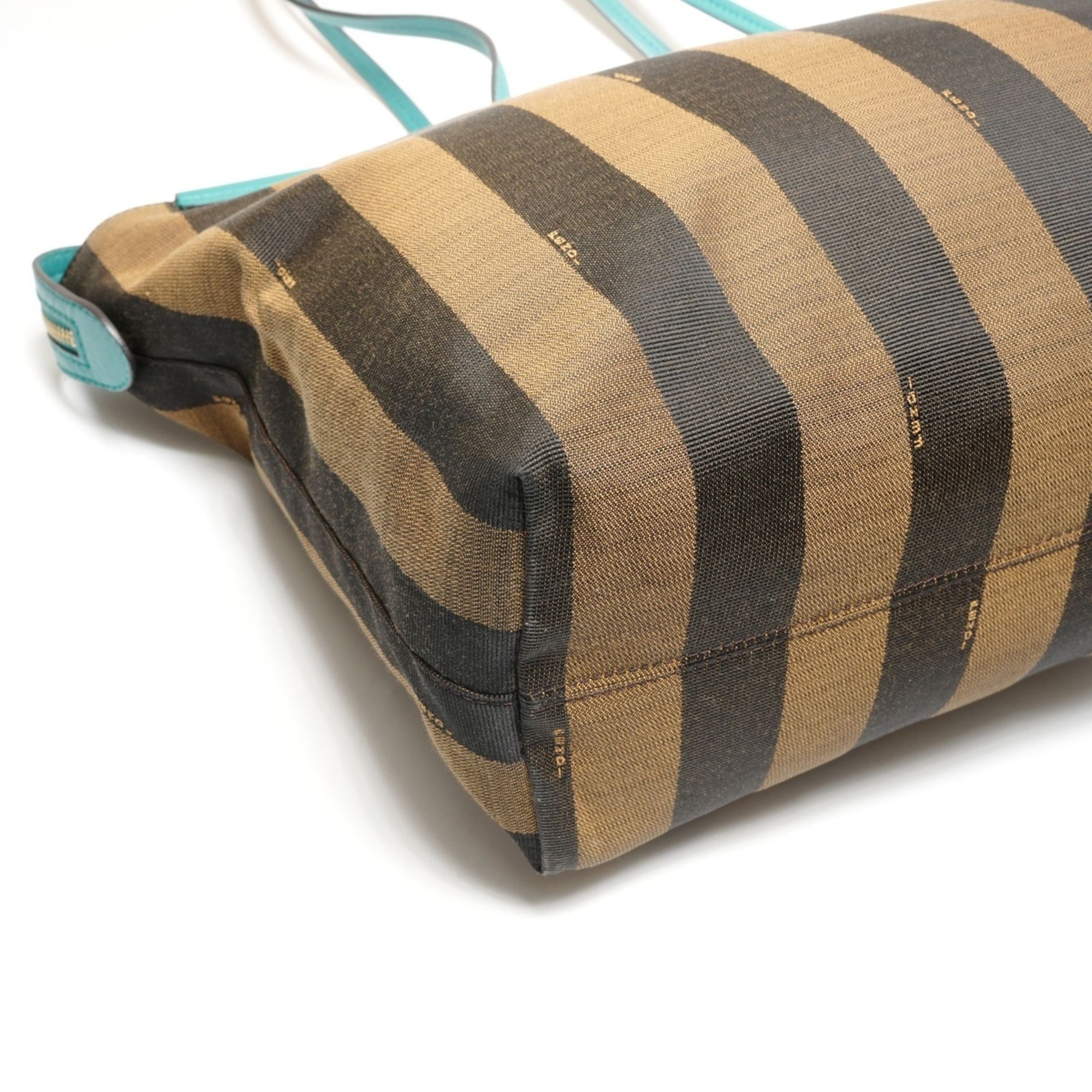 Fendi Fendi Pecan Canvas and Leather Shoulder Bag, Brown, WS26156 Size ONE SIZE - 5 Thumbnail