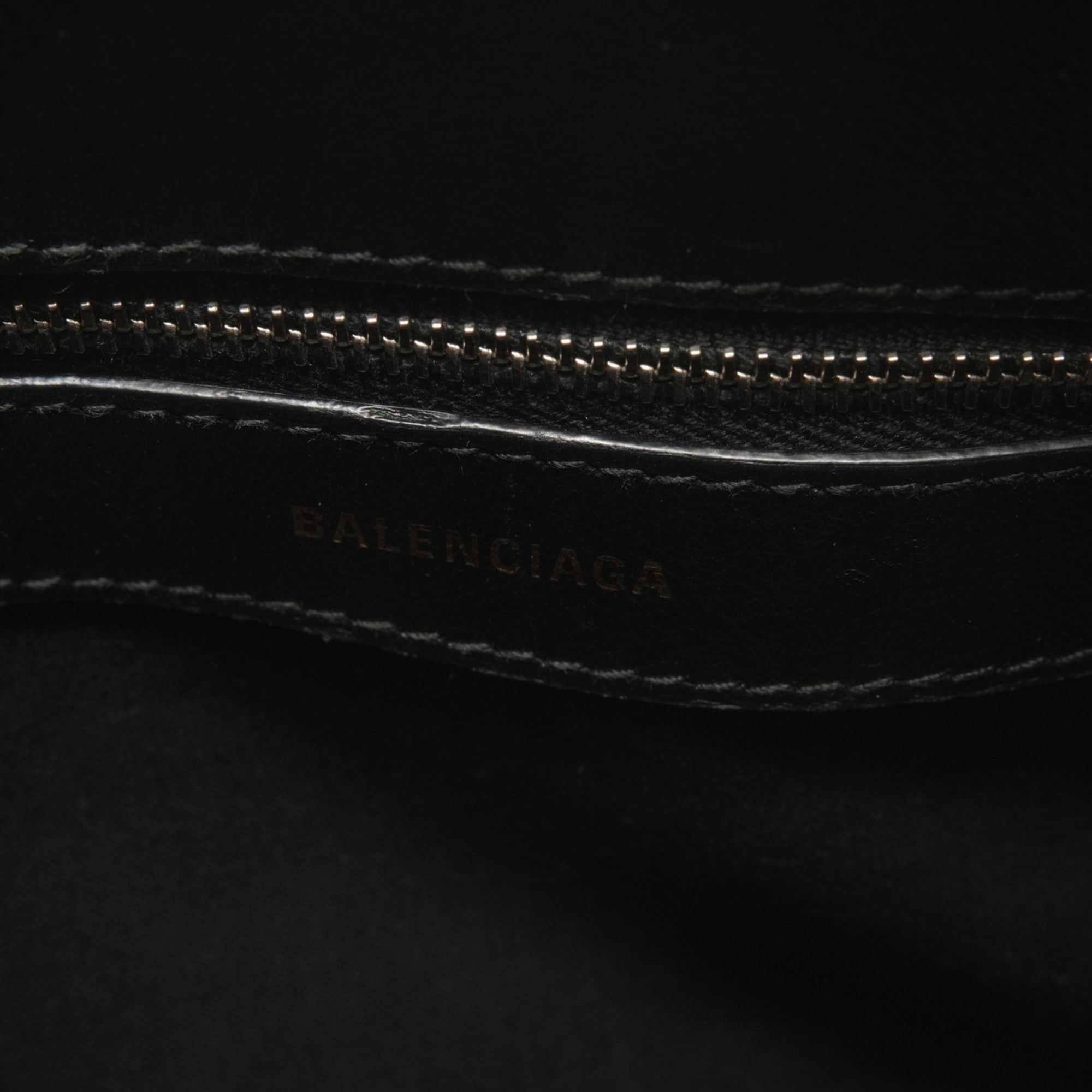 Balenciaga Balenciaga Villetop 2-way M Leather Handbag, Black, WS25146 Size ONE SIZE - 9 Thumbnail