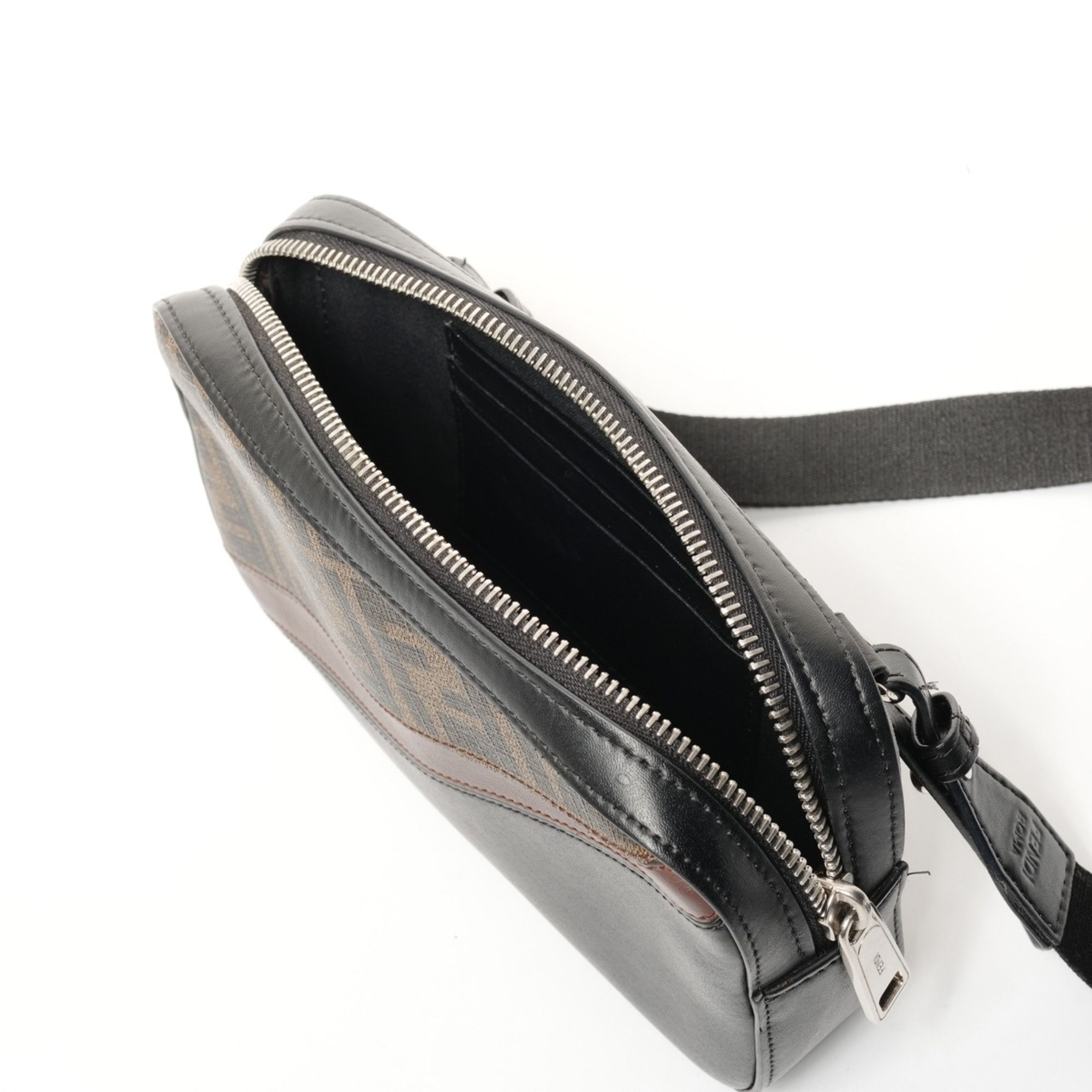 Fendi Fendi Zucca Diagonal Camera Case Shoulder Bag, Black, WS25836 Size ONE SIZE - 11 Thumbnail