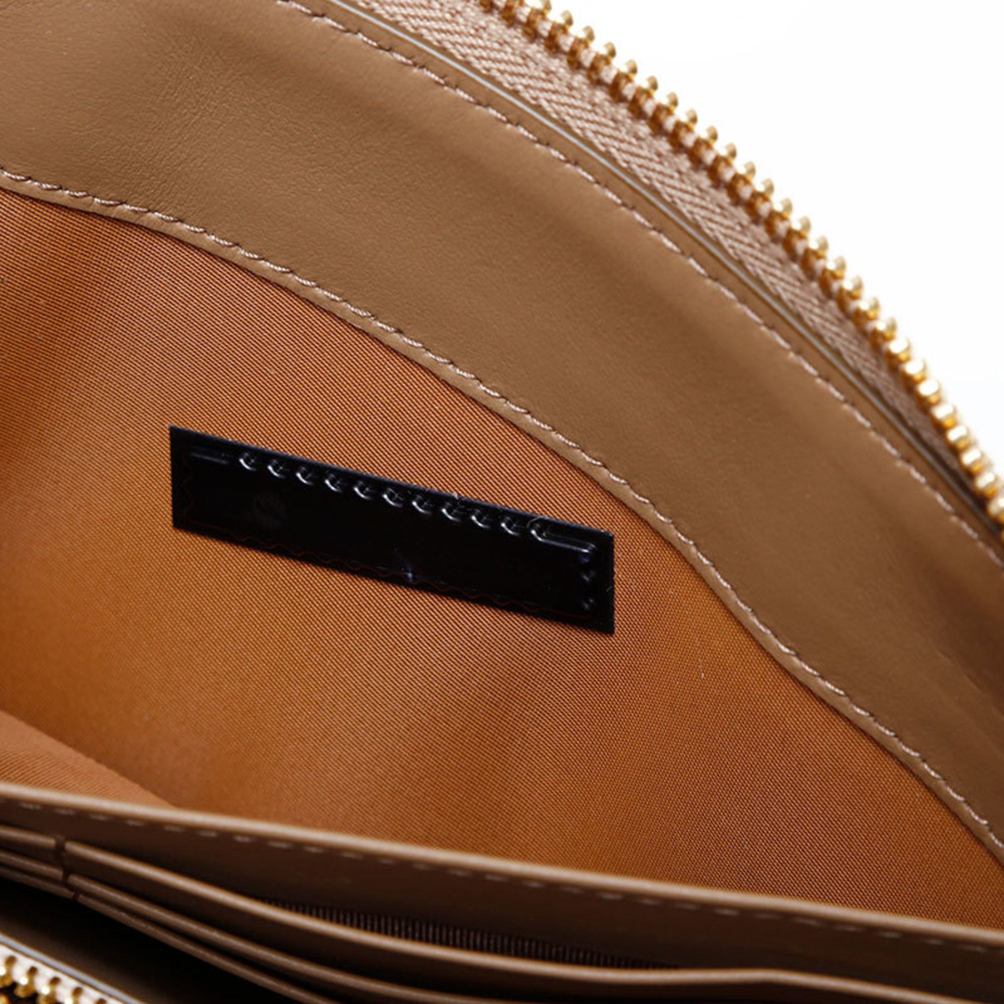 Burberry Burberry Check Canvas and Leather Long Wallet, Beige, WS22177 Size ONE SIZE - 10 Thumbnail