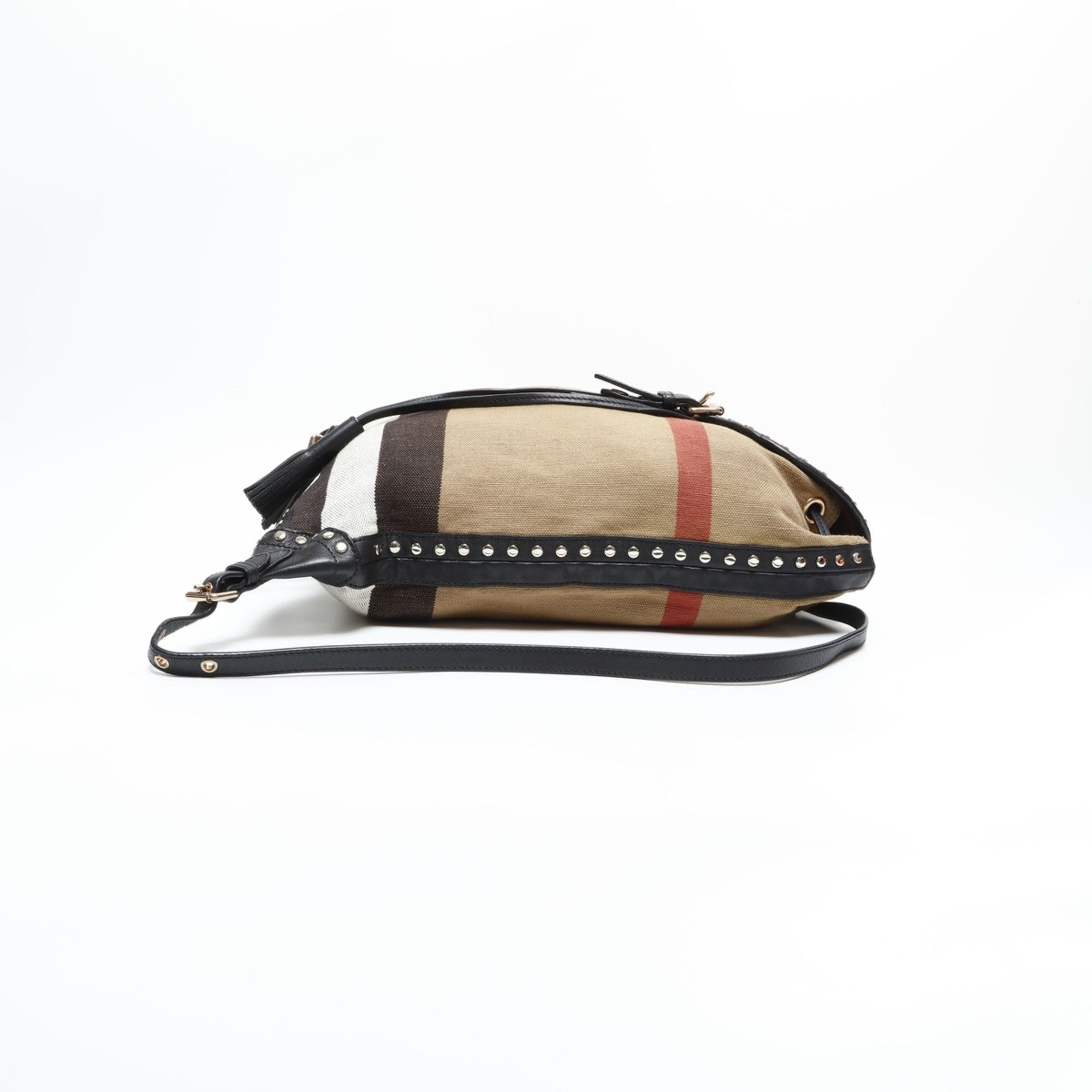 Burberry Burberry Nova Check Canvas Backpack/Daypack, Beige, WS23403 Size ONE SIZE - 5 Thumbnail