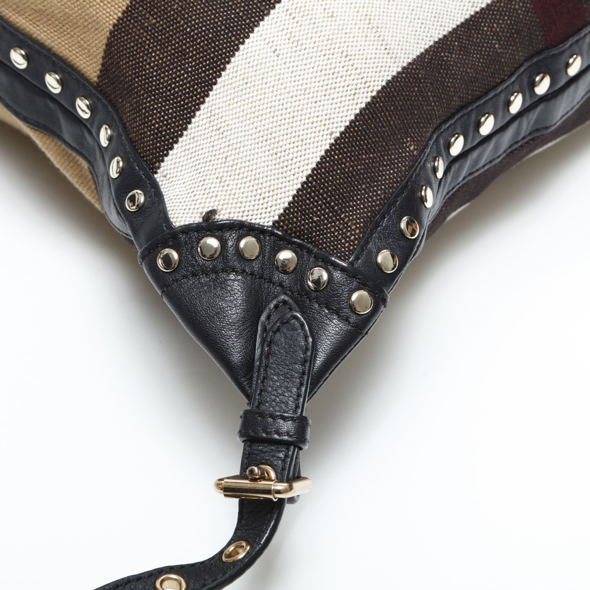 Burberry Burberry Nova Check Canvas Backpack/Daypack, Beige, WS23403 Size ONE SIZE - 6 Thumbnail