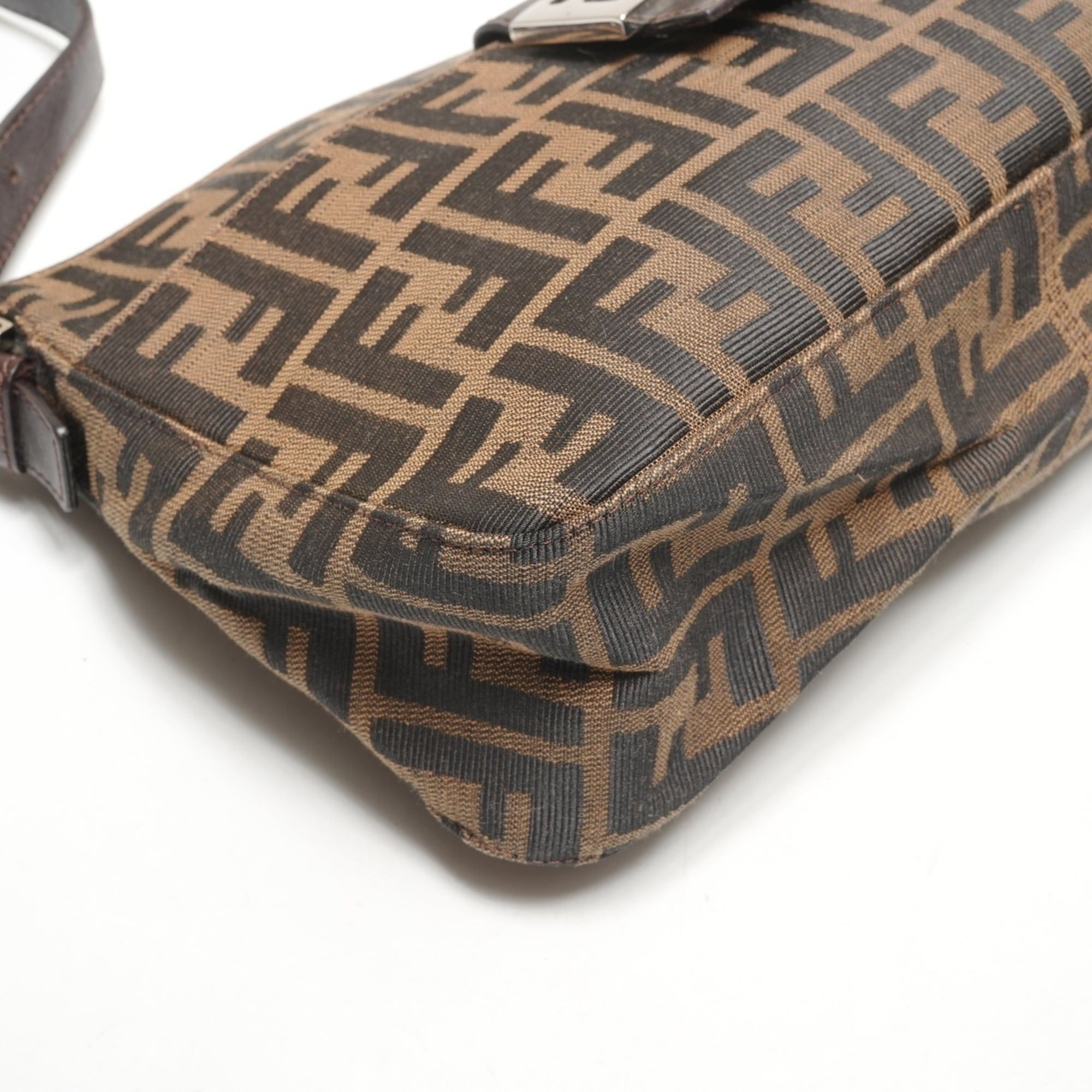 Fendi Fendi Mamma Zucca Canvas Shoulder Bag, Brown, WS26458 Size ONE SIZE - 5 Thumbnail