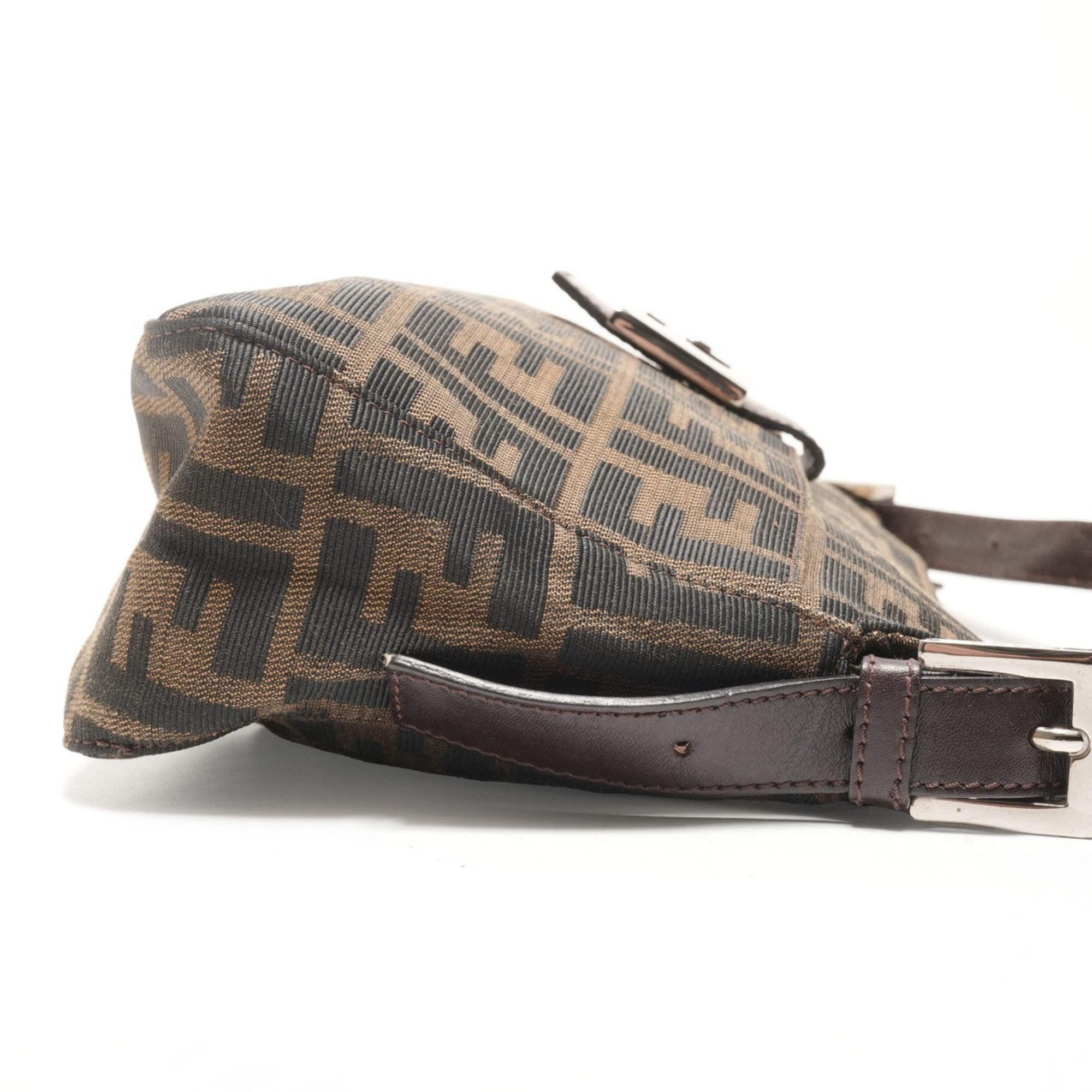 Fendi Fendi Mamma Zucca Canvas Shoulder Bag, Brown, WS26458 Size ONE SIZE - 4 Thumbnail