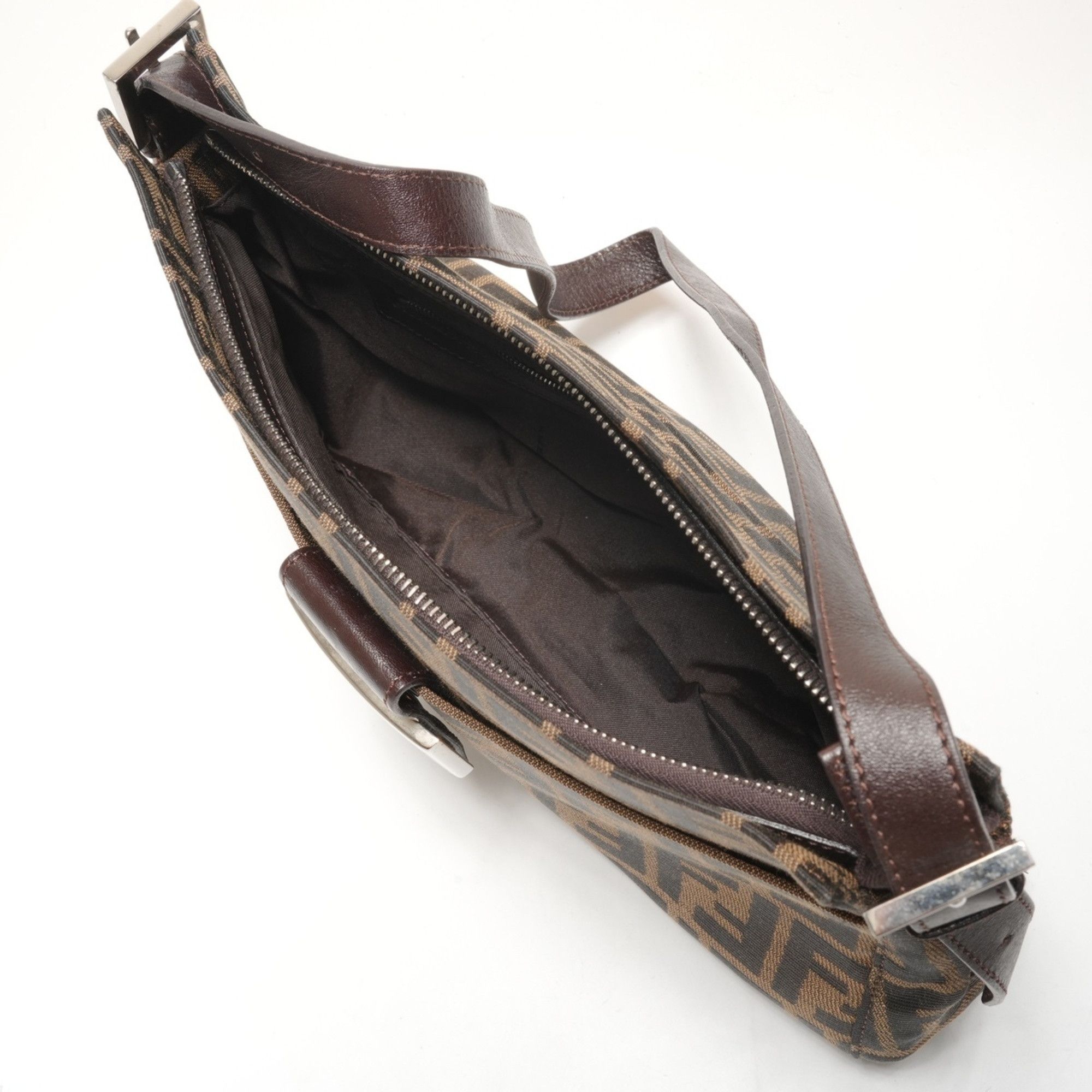 Fendi Fendi Mamma Zucca Canvas Shoulder Bag, Brown, WS26458 Size ONE SIZE - 10 Thumbnail