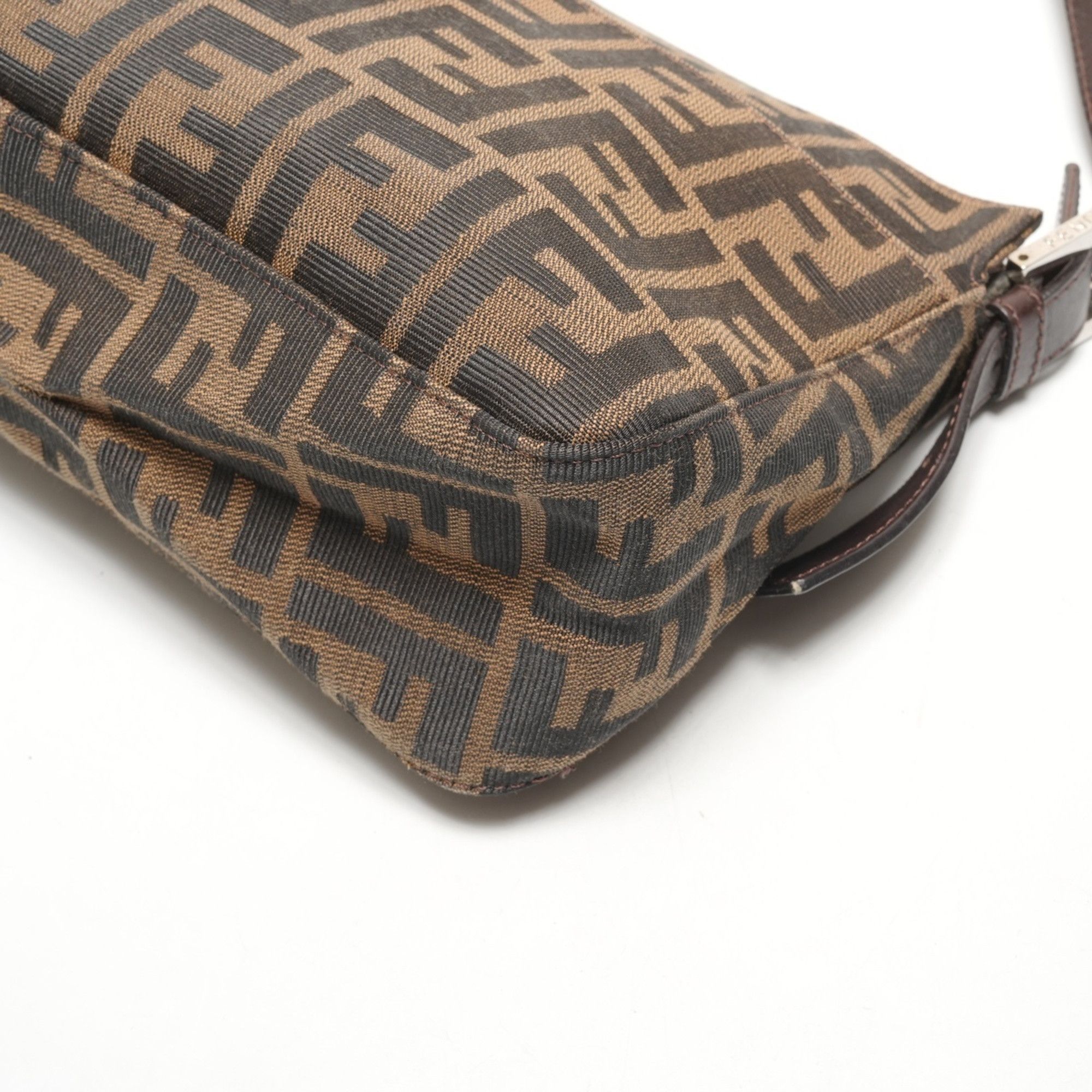 Fendi Fendi Mamma Zucca Canvas Shoulder Bag, Brown, WS26458 Size ONE SIZE - 6 Thumbnail