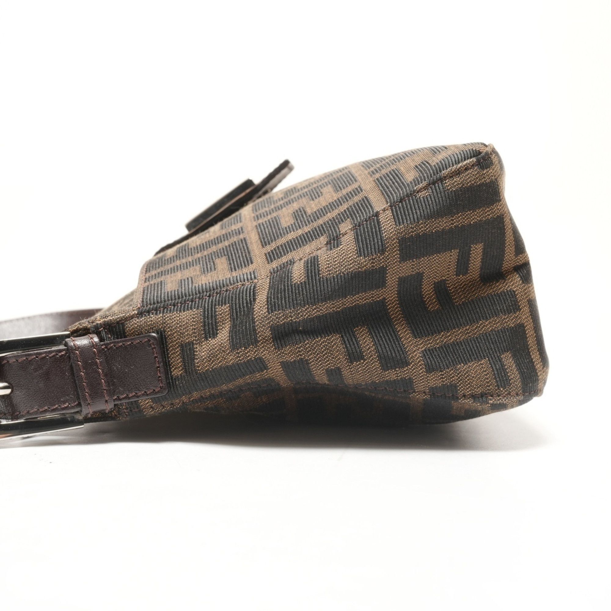 Fendi Fendi Mamma Zucca Canvas Shoulder Bag, Brown, WS26458 Size ONE SIZE - 3 Thumbnail