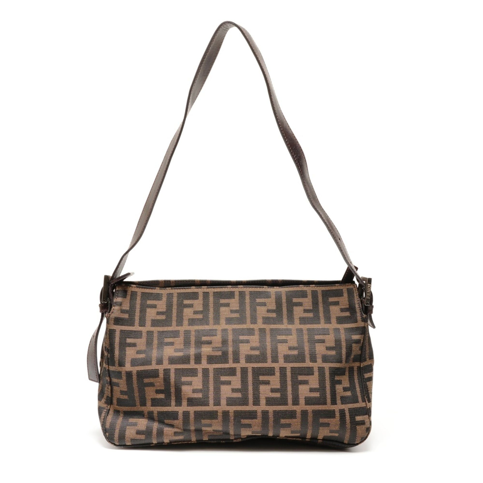 Fendi Fendi Mamma Zucca Canvas Shoulder Bag, Brown, WS26458 Size ONE SIZE - 2 Thumbnail