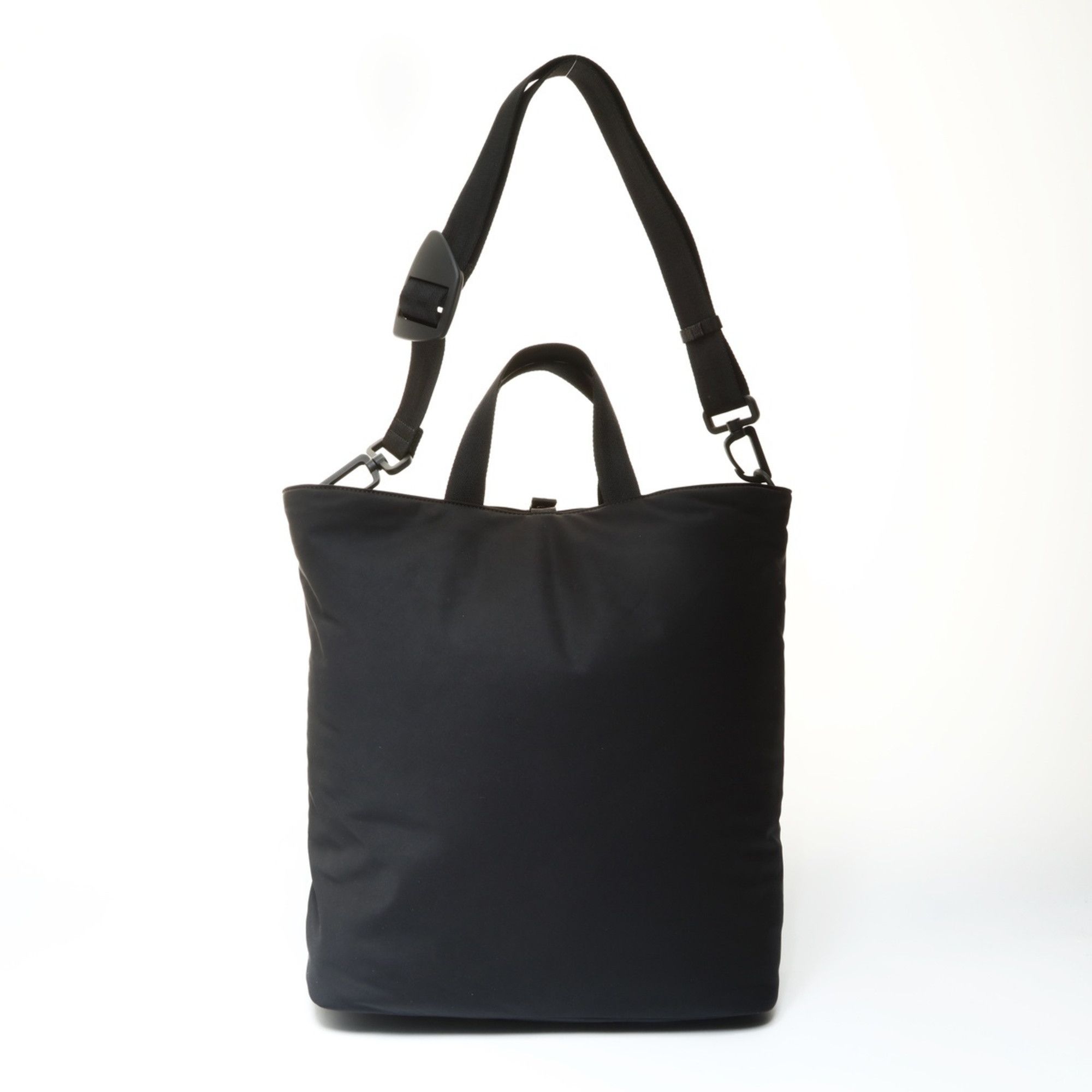 Burberry Burberry 2-way Nylon Shield Shopping Tote Bag, Black, WS25782 Size ONE SIZE - 2 Thumbnail