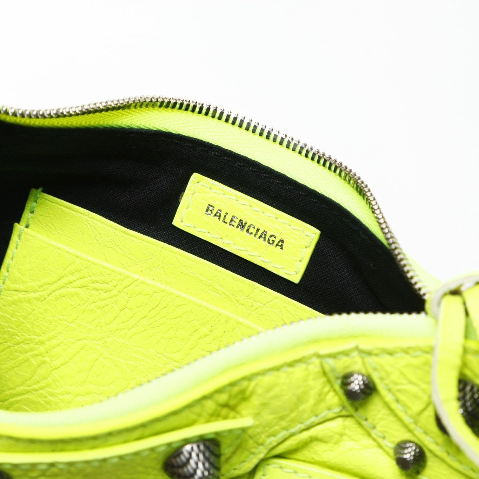 Balenciaga Balenciaga Le Cagole Mini Giant Leather Chain Shoulder Bag, Yellow, WS26019 Size ONE SIZE - 9 Thumbnail