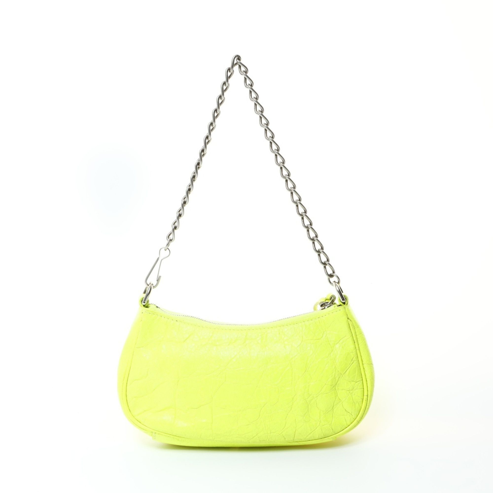 Balenciaga Balenciaga Le Cagole Mini Giant Leather Chain Shoulder Bag, Yellow, WS26019 Size ONE SIZE - 2 Thumbnail
