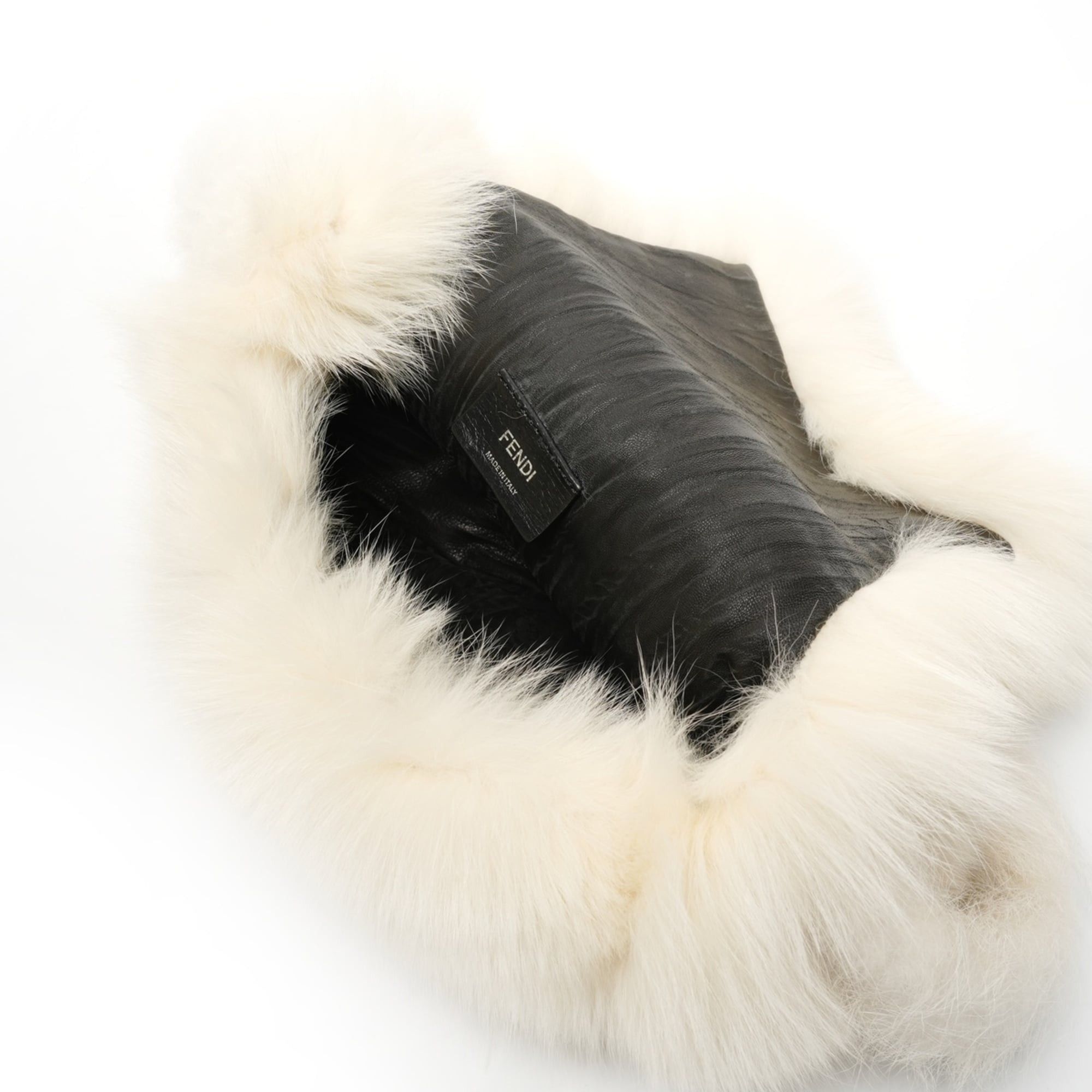 Fendi FENDI Fur Bucket One-Shoulder Shoulder Bag, Ivory, WS25860 Size ONE SIZE - 11 Thumbnail