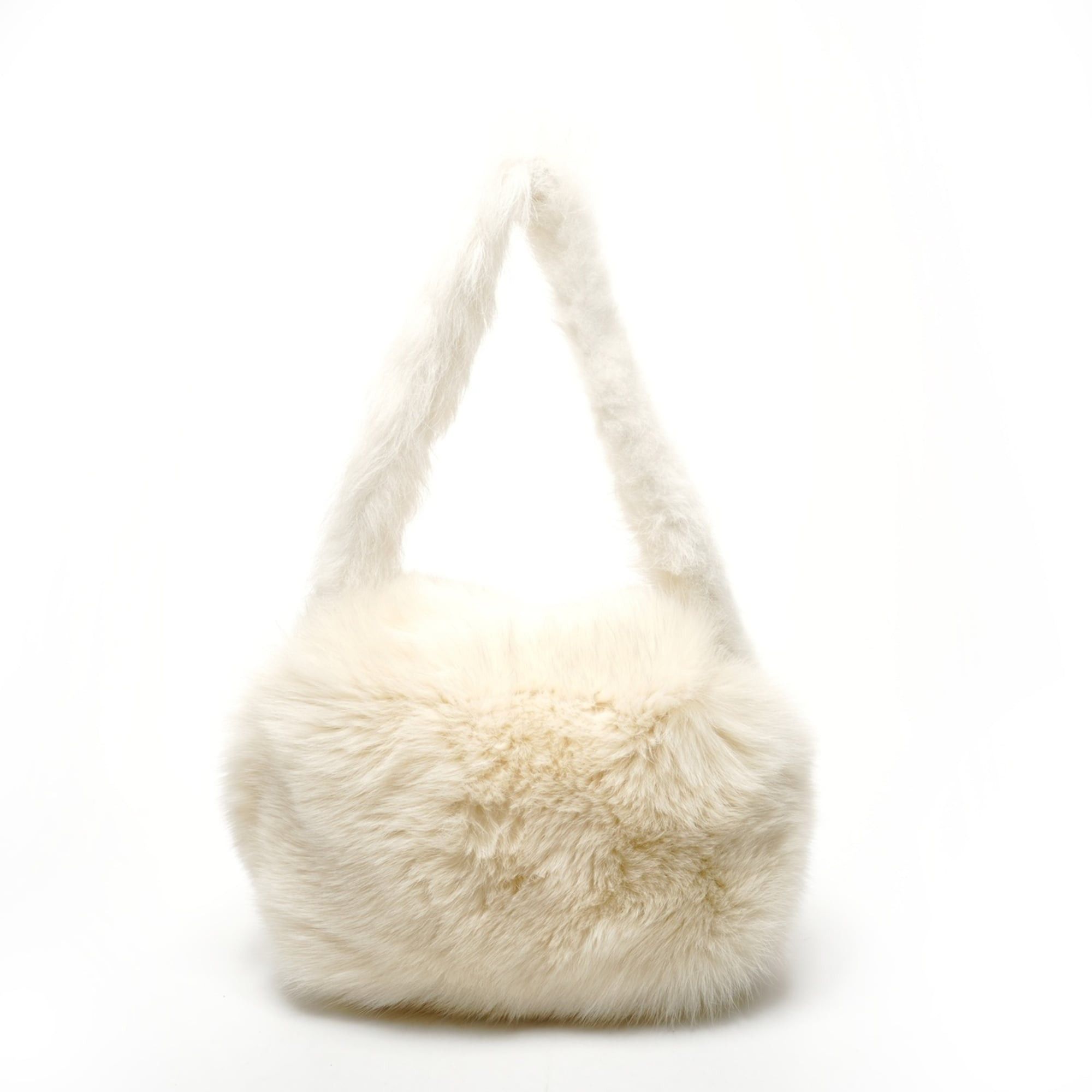 Fendi FENDI Fur Bucket One-Shoulder Shoulder Bag, Ivory, WS25860 Size ONE SIZE - 2 Thumbnail