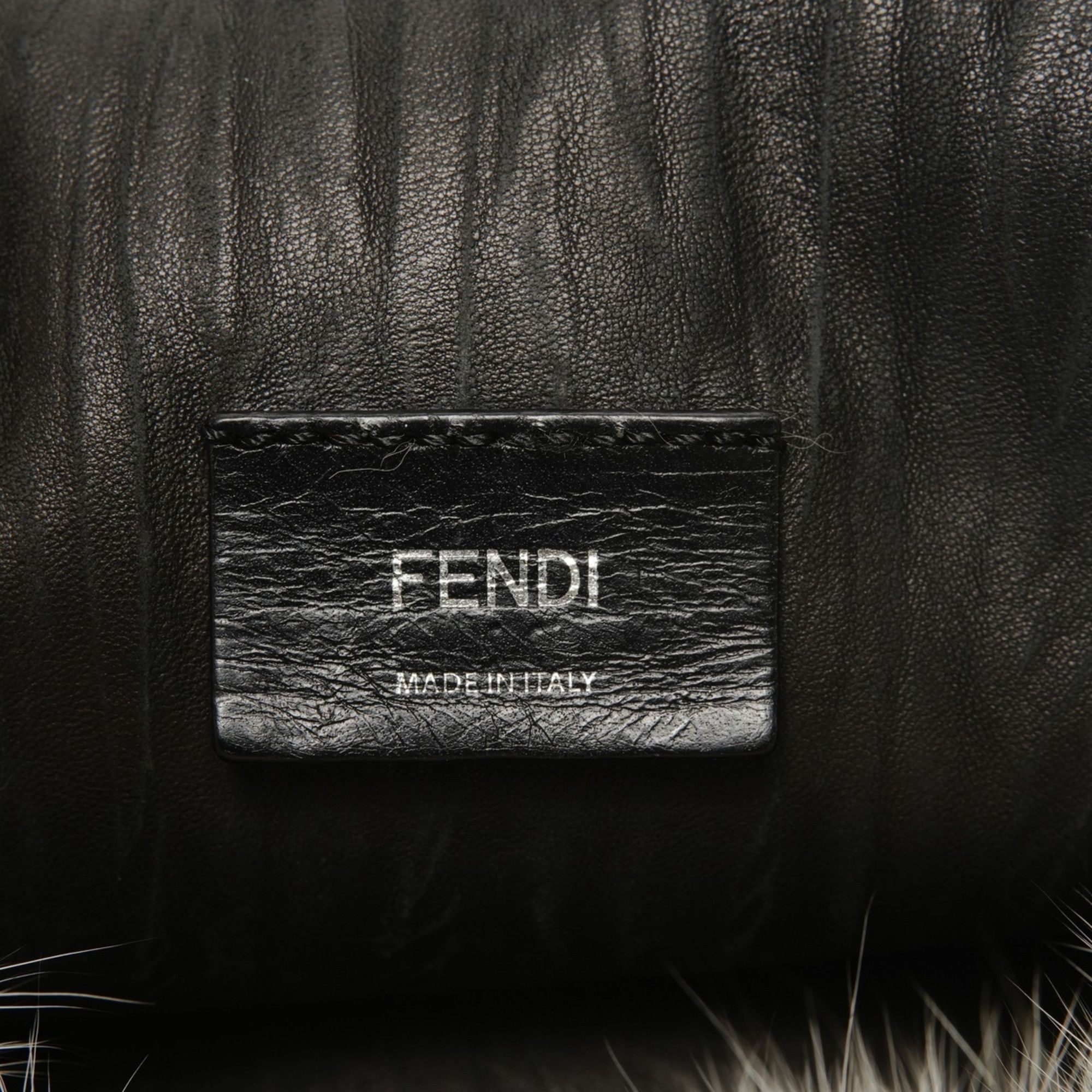 Fendi FENDI Fur Bucket One-Shoulder Shoulder Bag, Ivory, WS25860 Size ONE SIZE - 9 Thumbnail