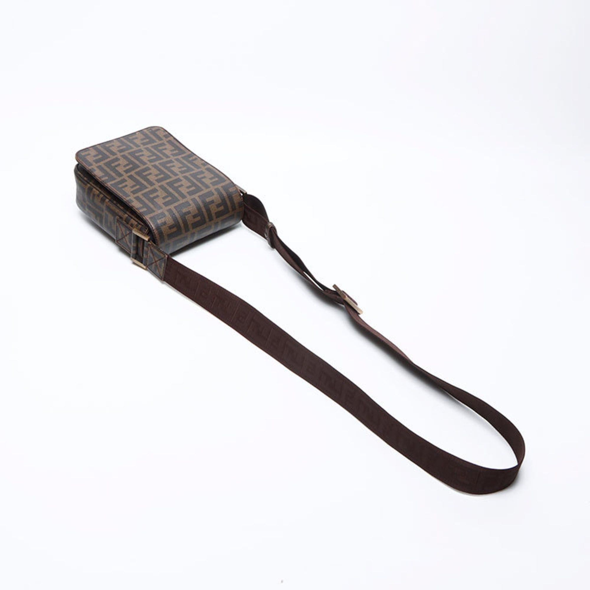 Fendi Fendi Zucchino Shoulder Bag, Brown, WS12436 Size ONE SIZE - 8 Thumbnail