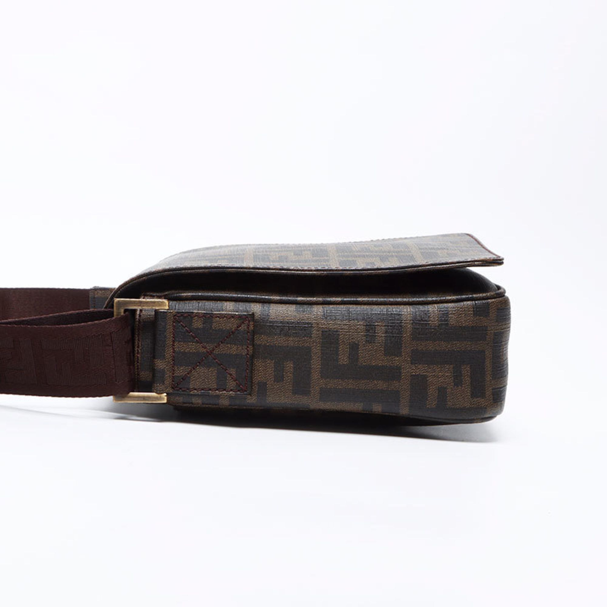 Fendi Fendi Zucchino Shoulder Bag, Brown, WS12436 Size ONE SIZE - 3 Thumbnail