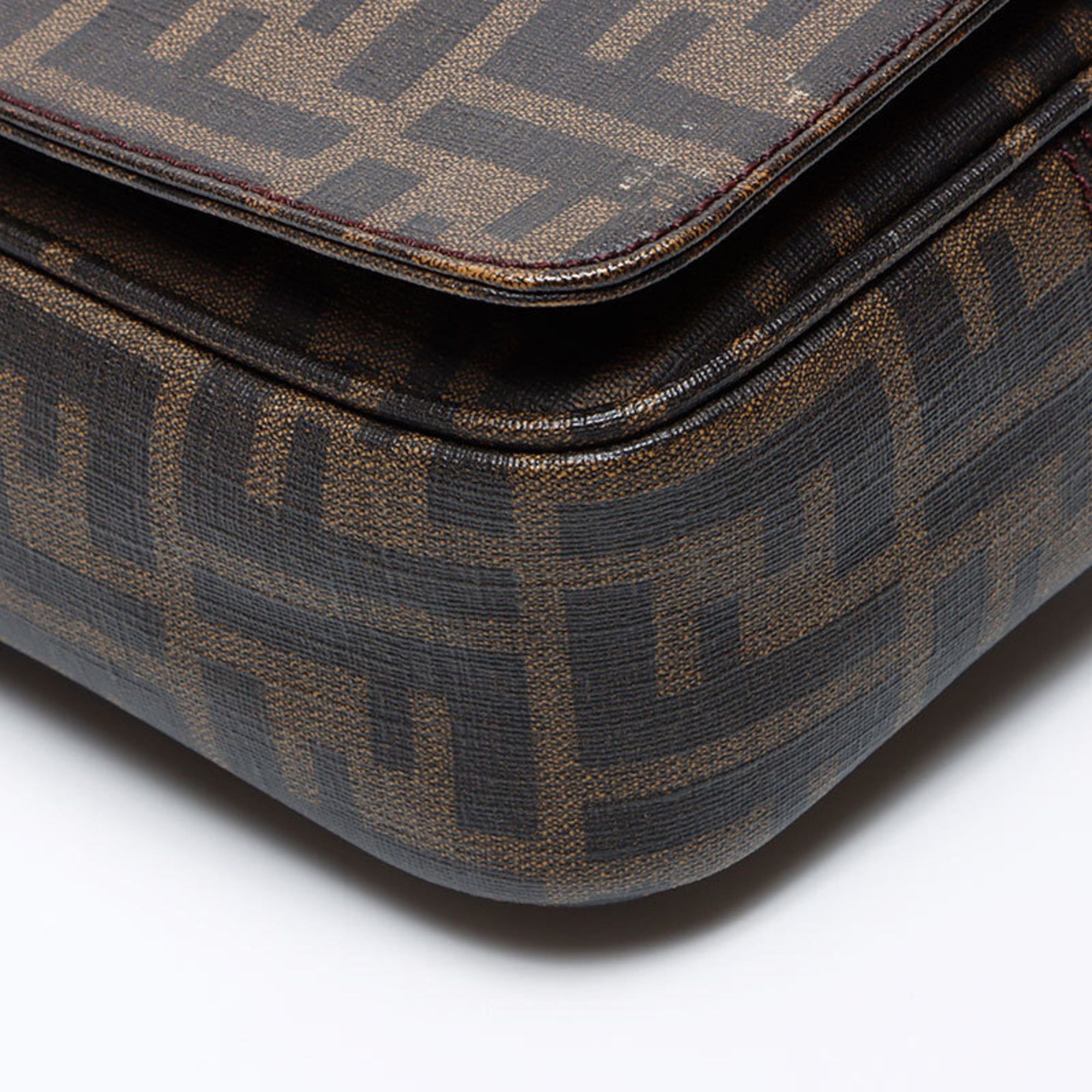 Fendi Fendi Zucchino Shoulder Bag, Brown, WS12436 Size ONE SIZE - 5 Thumbnail