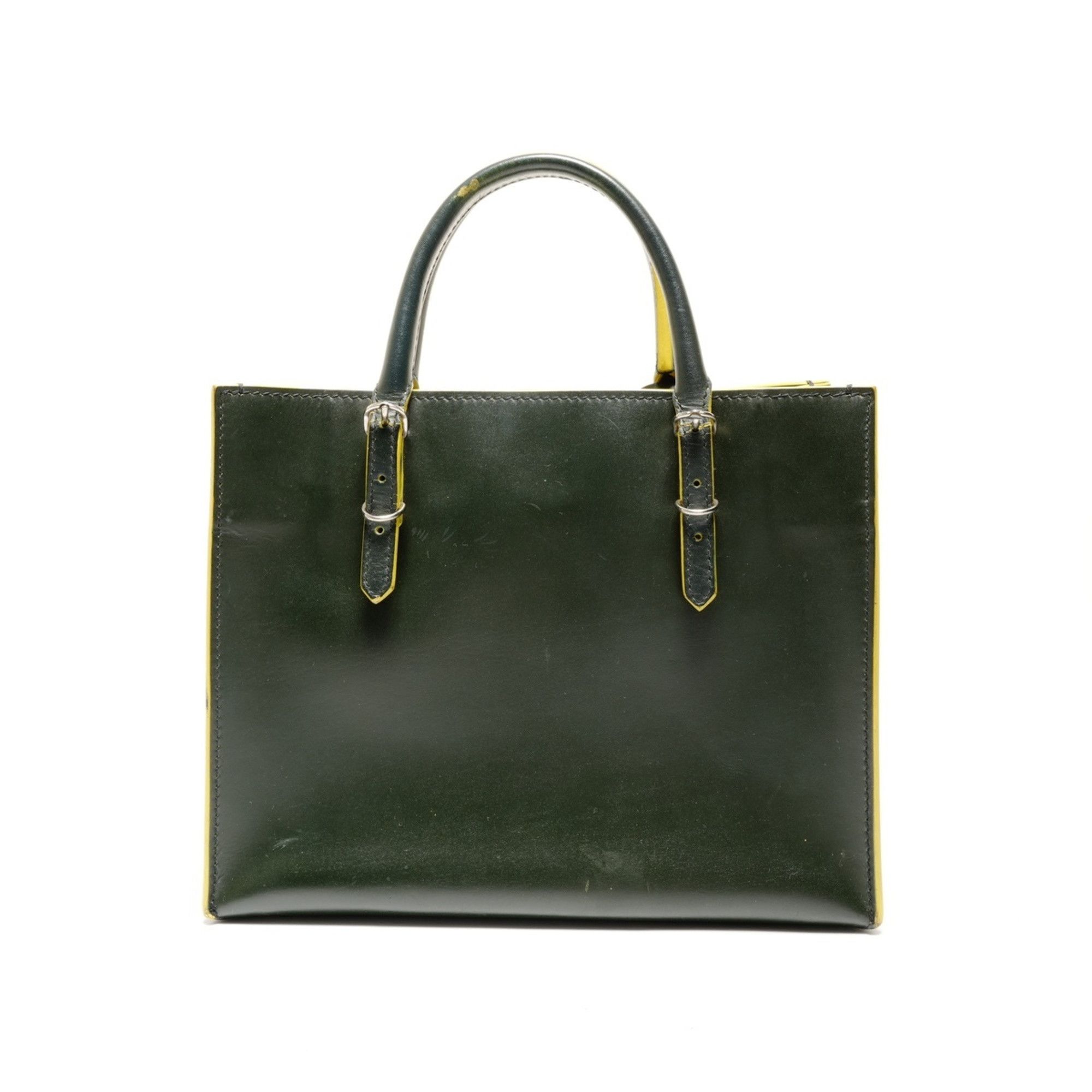 Balenciaga Balenciaga Paper Mini A6 Leather 2-Way Handbag, Green, WS26212 Size ONE SIZE - 2 Thumbnail