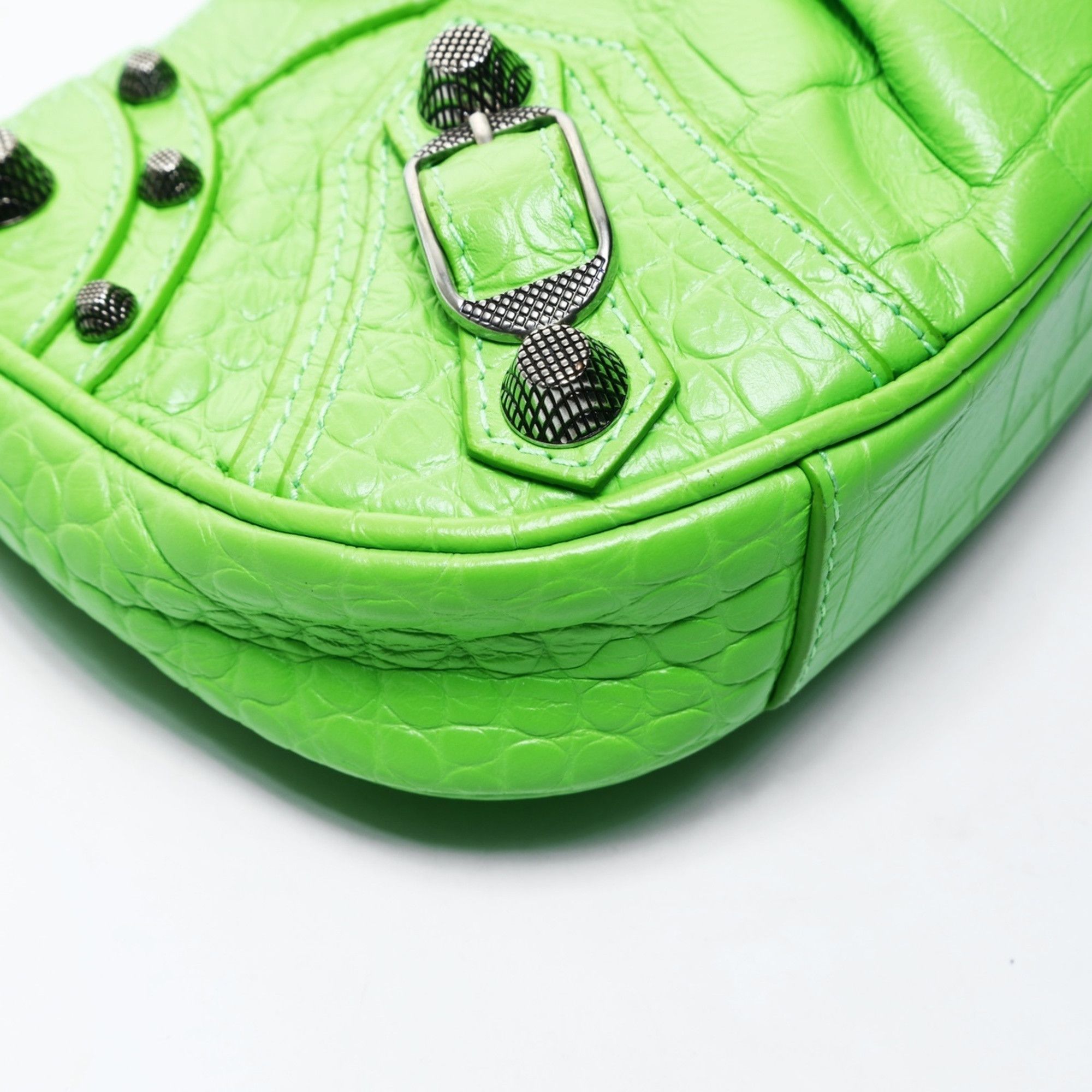 Balenciaga Balenciaga Le Cagoule Mini Shoulder Bag, Green, WS25035 Size ONE SIZE - 5 Thumbnail