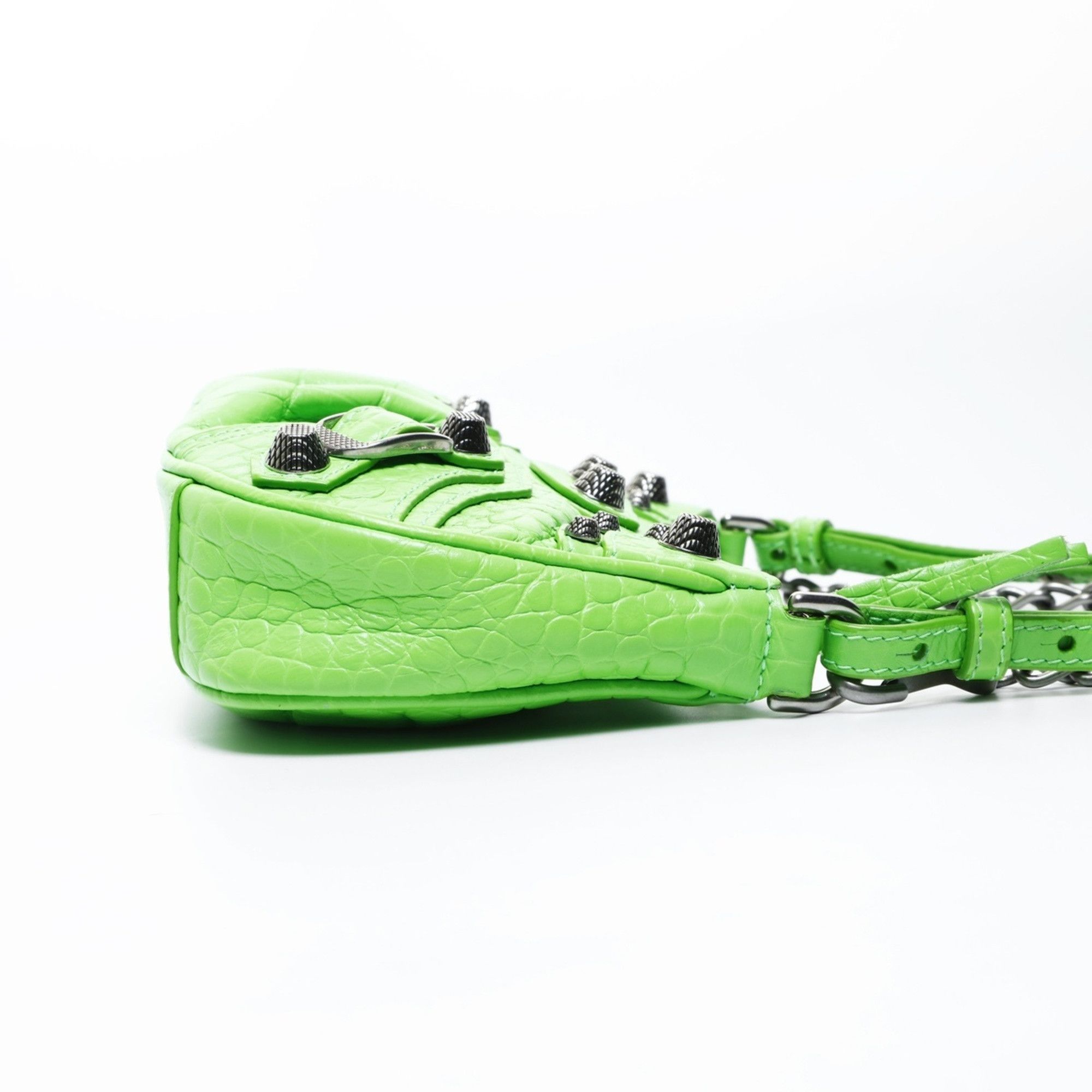 Balenciaga Balenciaga Le Cagoule Mini Shoulder Bag, Green, WS25035 Size ONE SIZE - 4 Thumbnail