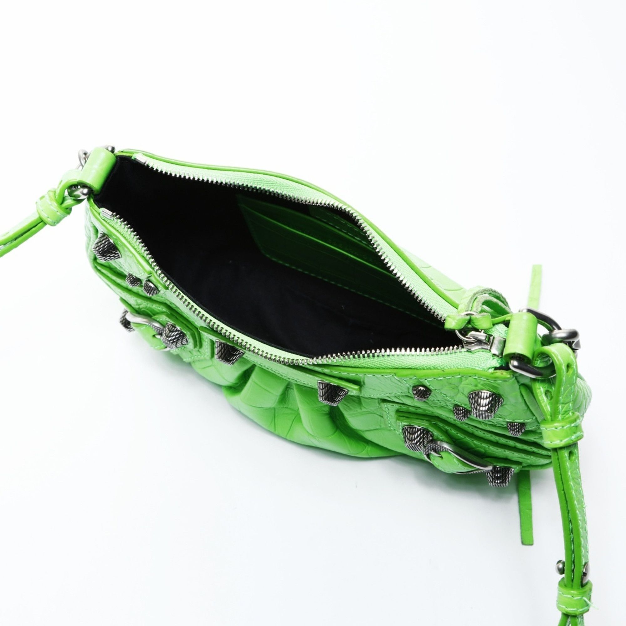 Balenciaga Balenciaga Le Cagoule Mini Shoulder Bag, Green, WS25035 Size ONE SIZE - 11 Thumbnail