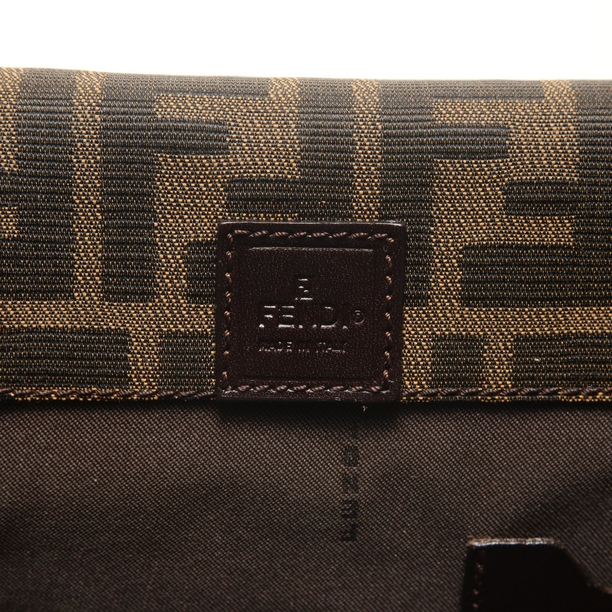 Fendi Fendi Zucca Canvas Briefcase/Business Bag/Handbag, Brown, WS26082 Size ONE SIZE - 10 Thumbnail