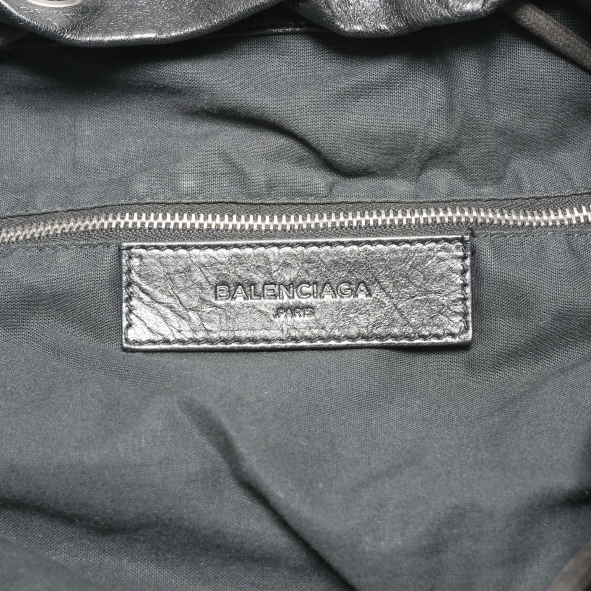 Balenciaga Balenciaga Leather Traveler Backpack/Daypack, Black, WS23696 Size ONE SIZE - 12 Thumbnail