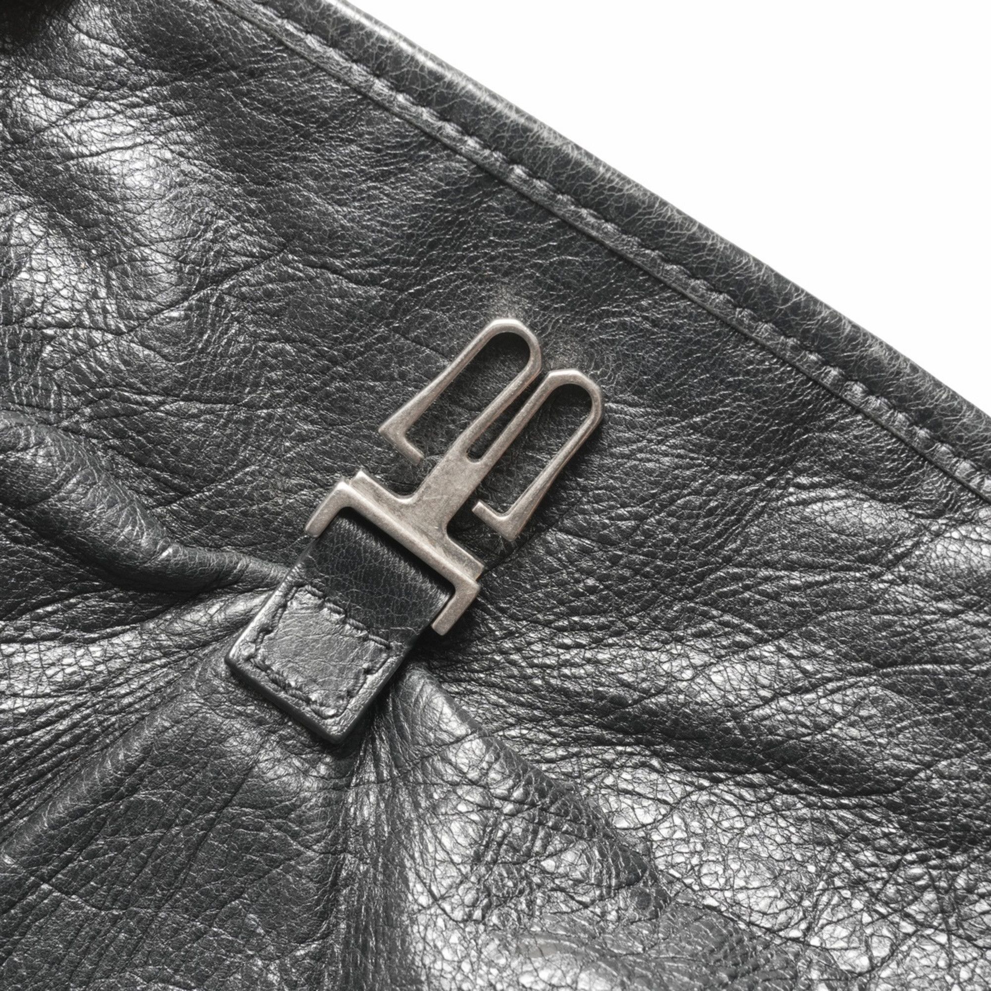Balenciaga Balenciaga Leather Traveler Backpack/Daypack, Black, WS23696 Size ONE SIZE - 13 Thumbnail
