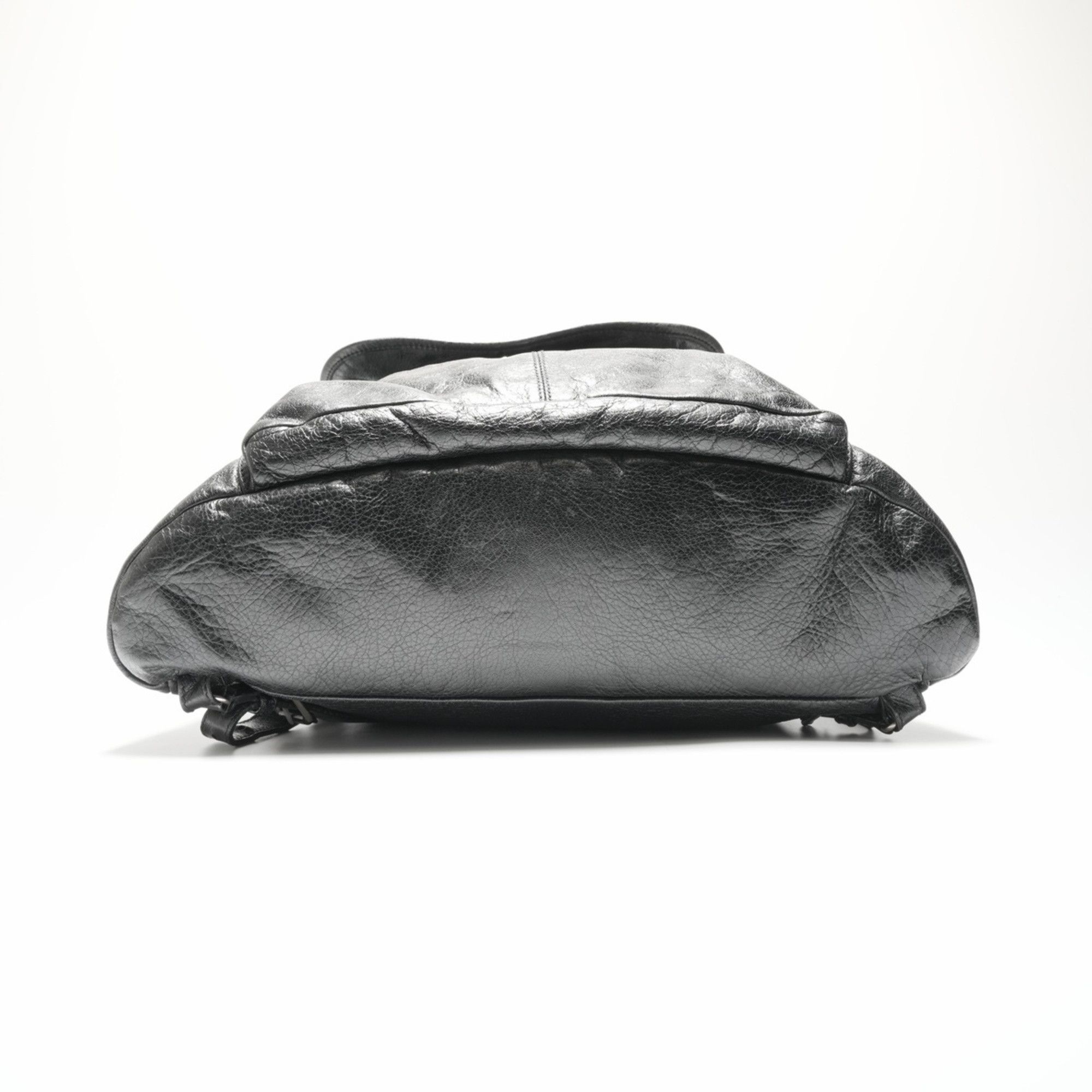 Balenciaga Balenciaga Leather Traveler Backpack/Daypack, Black, WS23696 Size ONE SIZE - 8 Thumbnail
