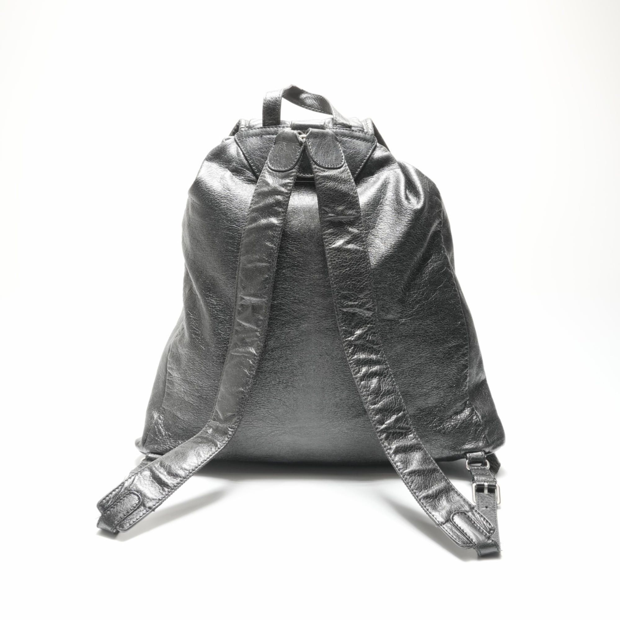 Balenciaga Balenciaga Leather Traveler Backpack/Daypack, Black, WS23696 Size ONE SIZE - 3 Thumbnail