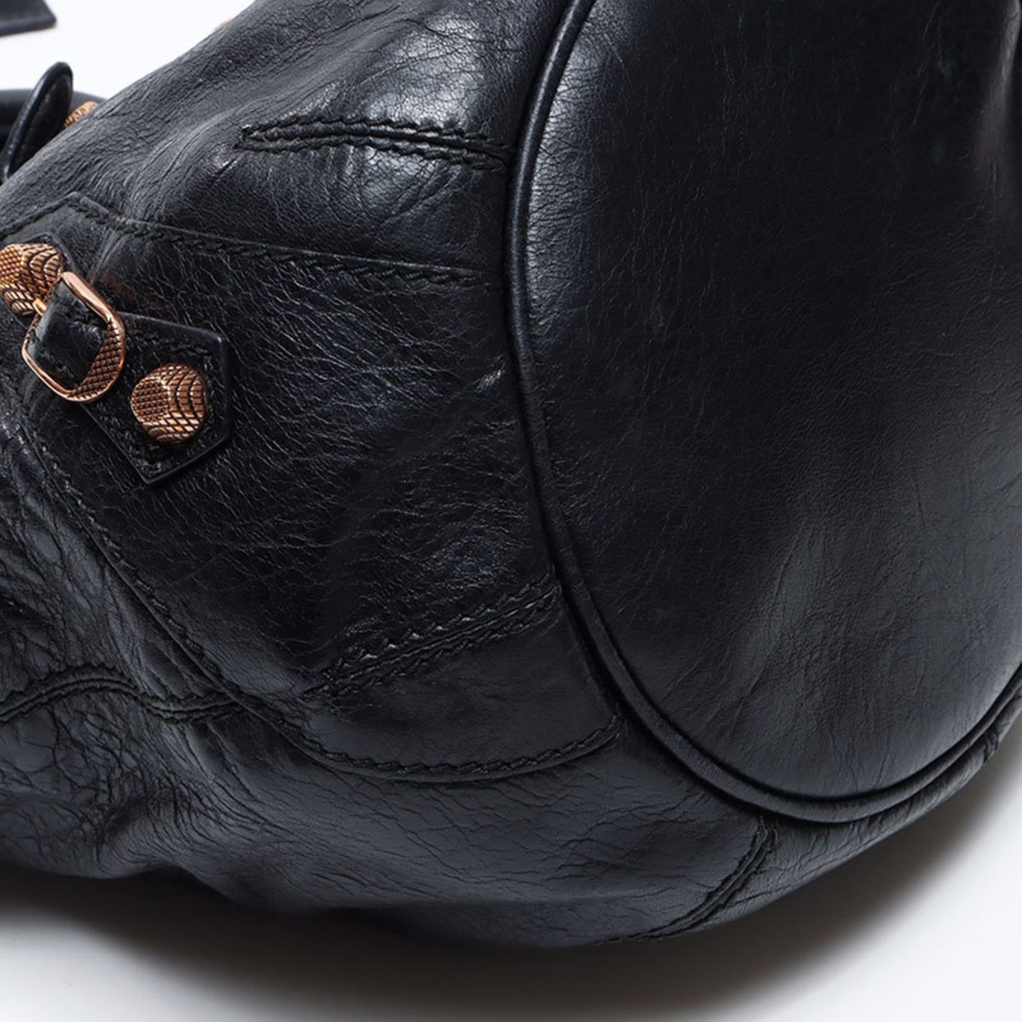 Balenciaga Balenciaga Giant Pom-Pom Shoulder Bag, Black, WS14459 Size ONE SIZE - 5 Thumbnail