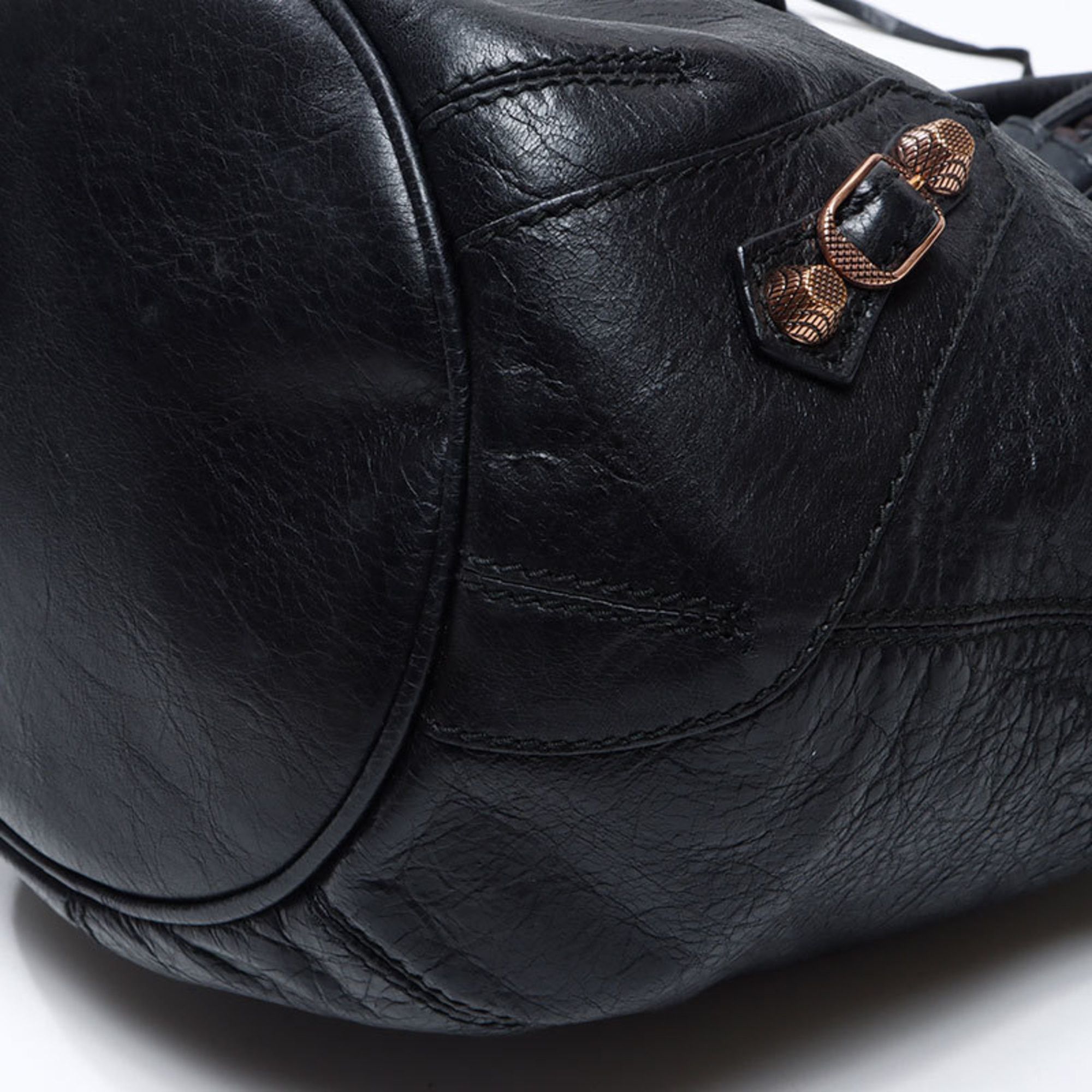 Balenciaga Balenciaga Giant Pom-Pom Shoulder Bag, Black, WS14459 Size ONE SIZE - 6 Thumbnail