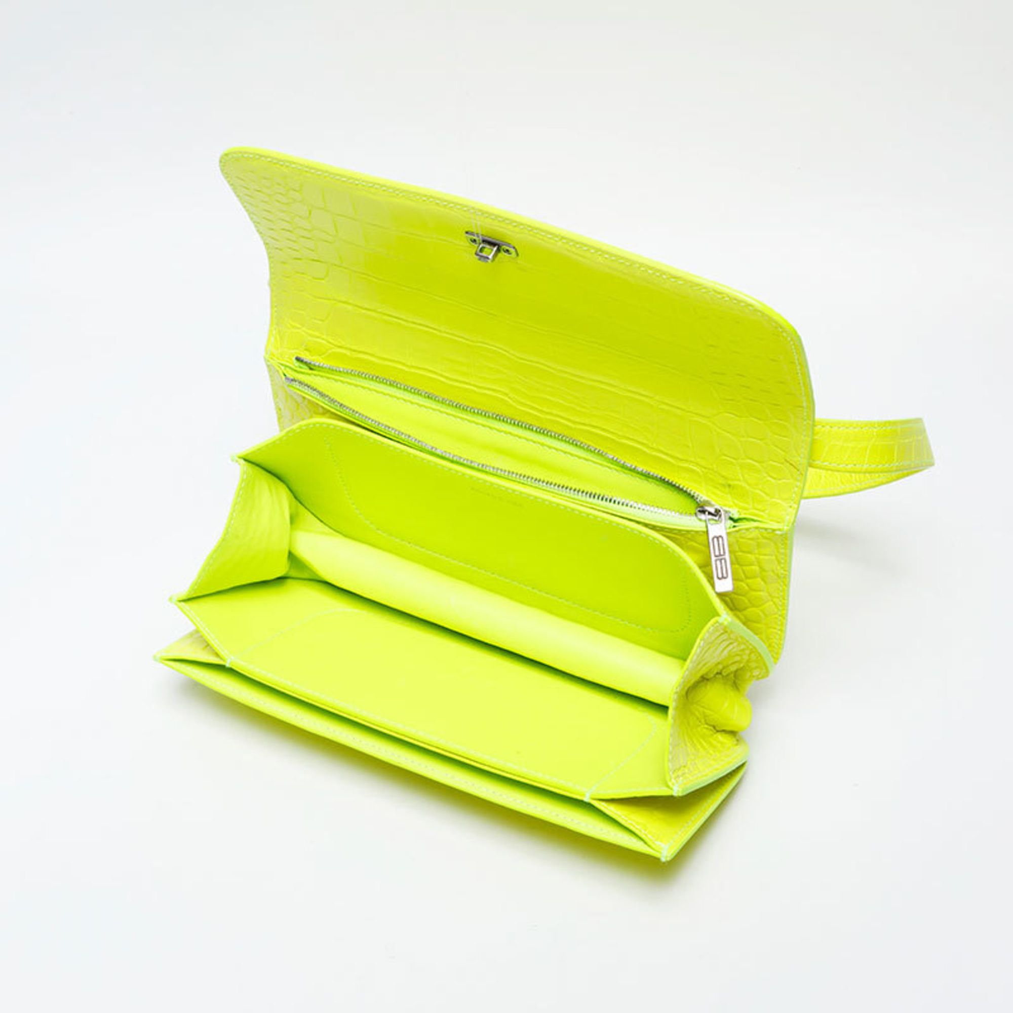 Balenciaga Balenciaga Gossip Leather BB Shoulder Bag in Yellow (WS20747) Size ONE SIZE - 12 Thumbnail