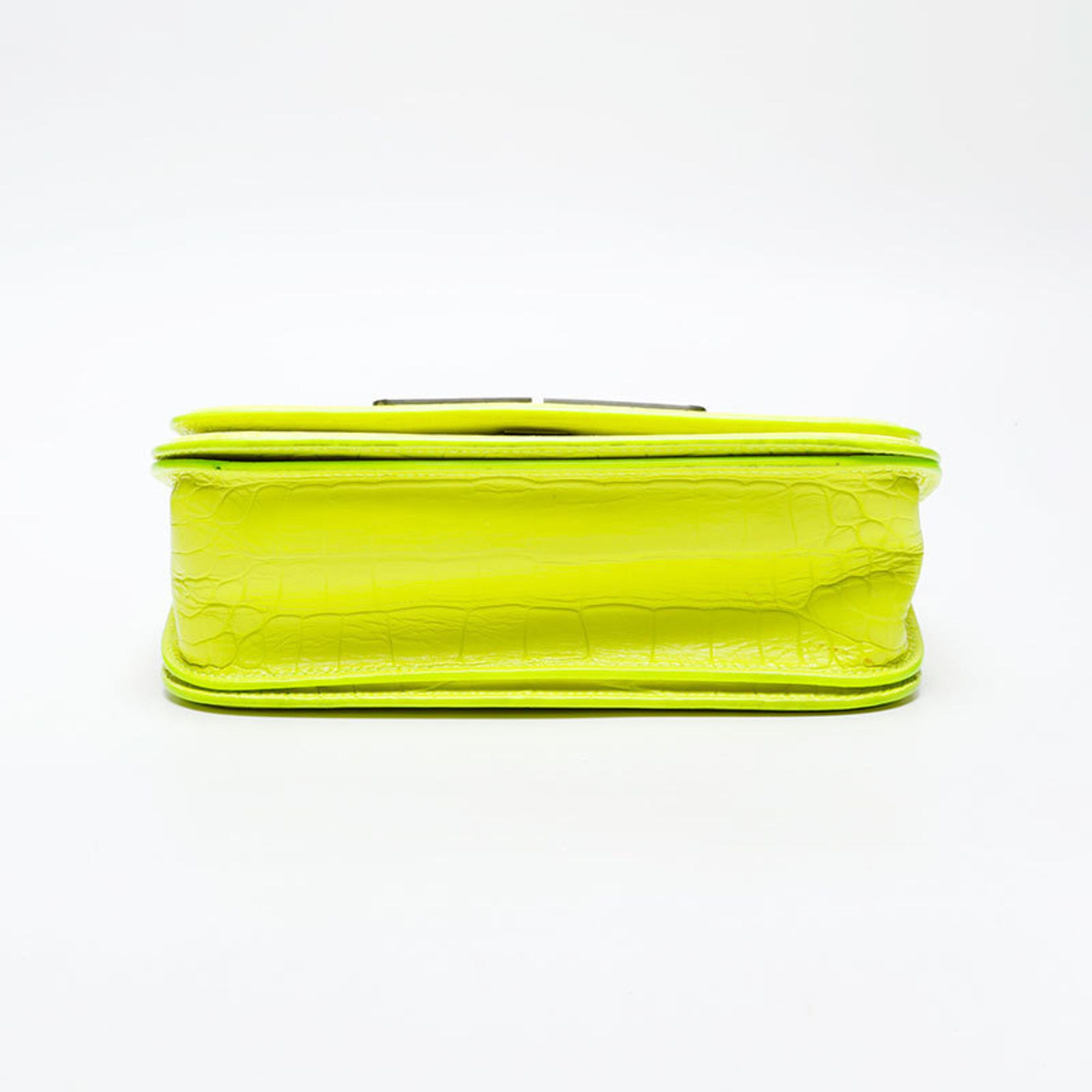 Balenciaga Balenciaga Gossip Leather BB Shoulder Bag in Yellow (WS20747) Size ONE SIZE - 7 Thumbnail