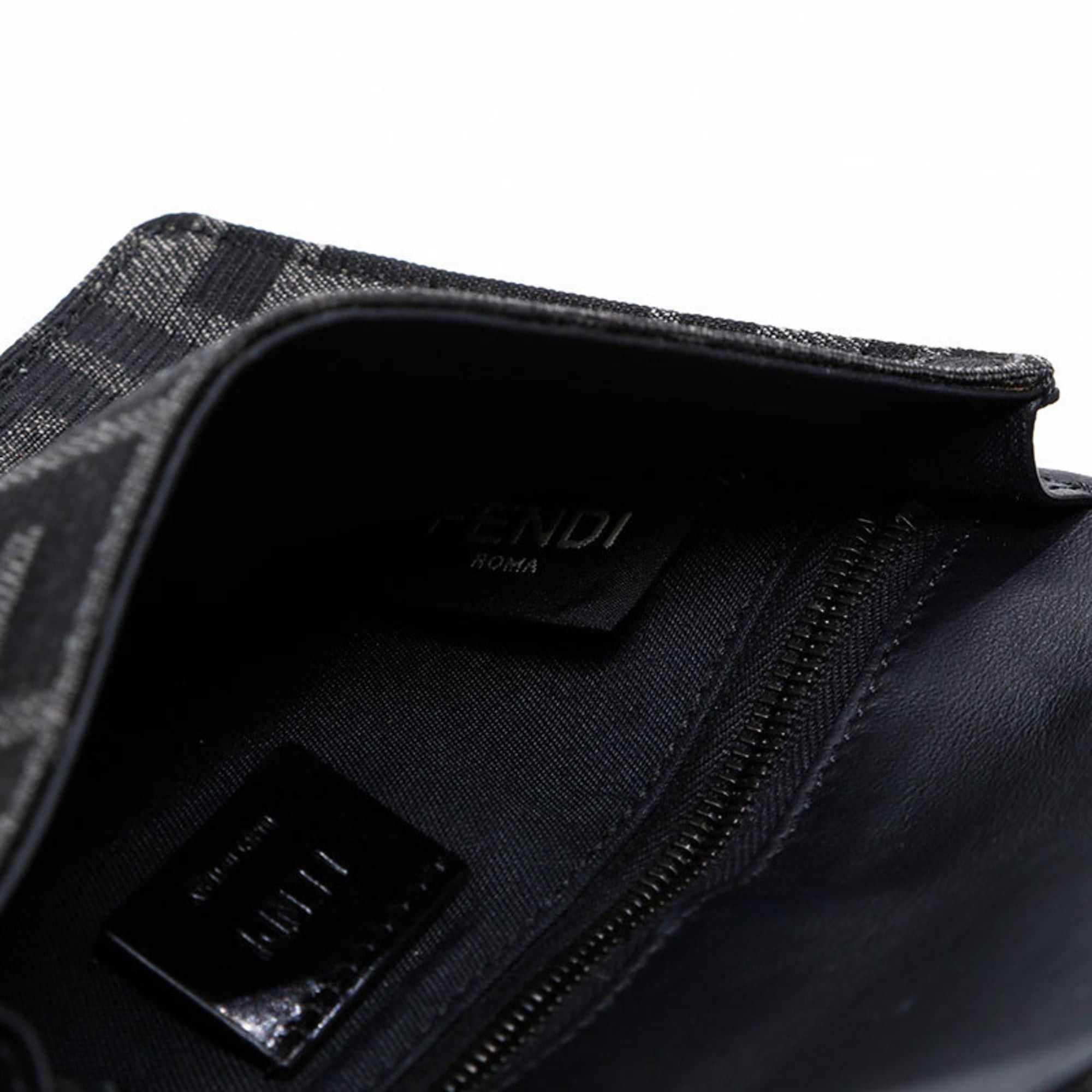 Fendi Fendi Zucca Baguette 3-way Belt Shoulder Bag, Black, WS20600 Size ONE SIZE - 12 Thumbnail