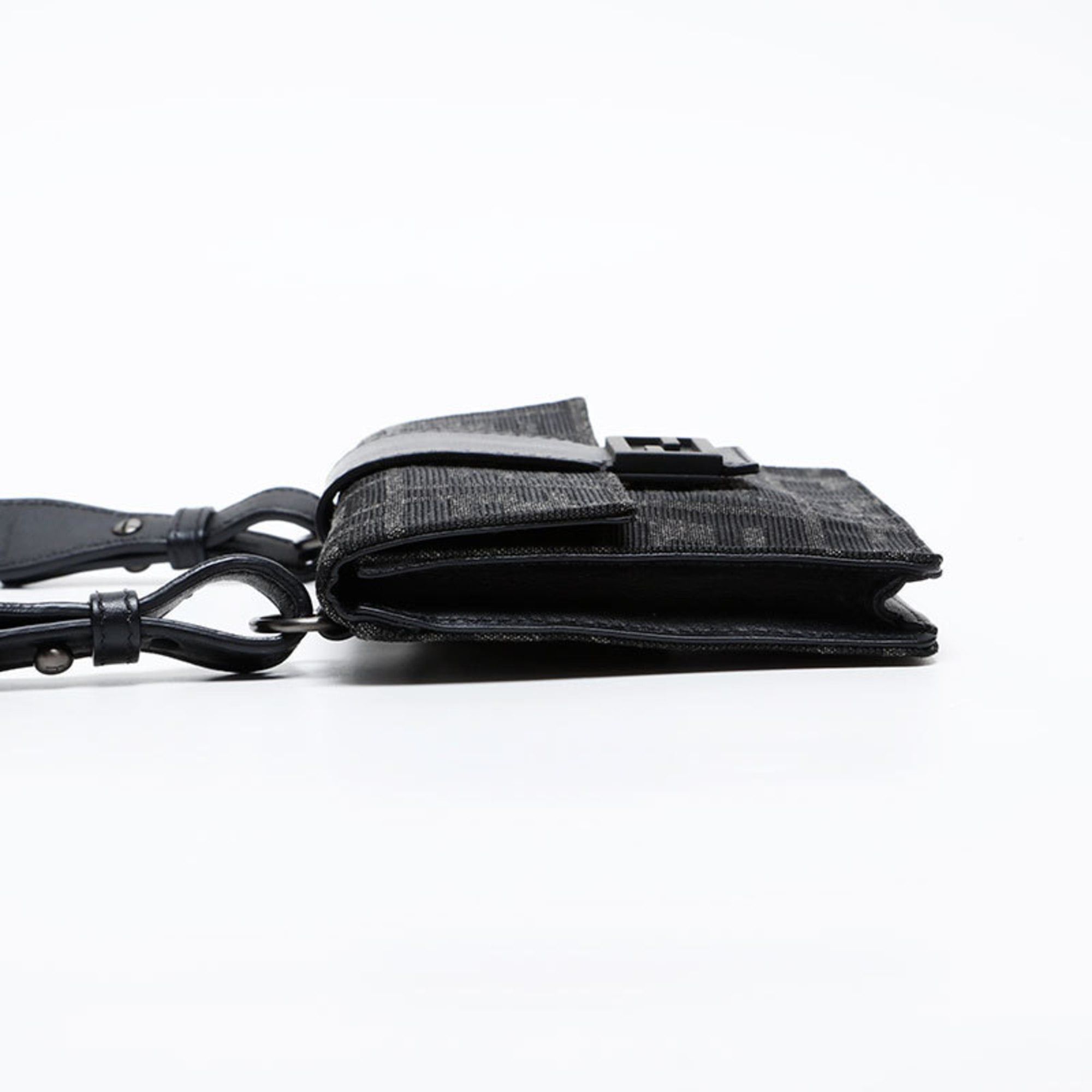 Fendi Fendi Zucca Baguette 3-way Belt Shoulder Bag, Black, WS20600 Size ONE SIZE - 3 Thumbnail