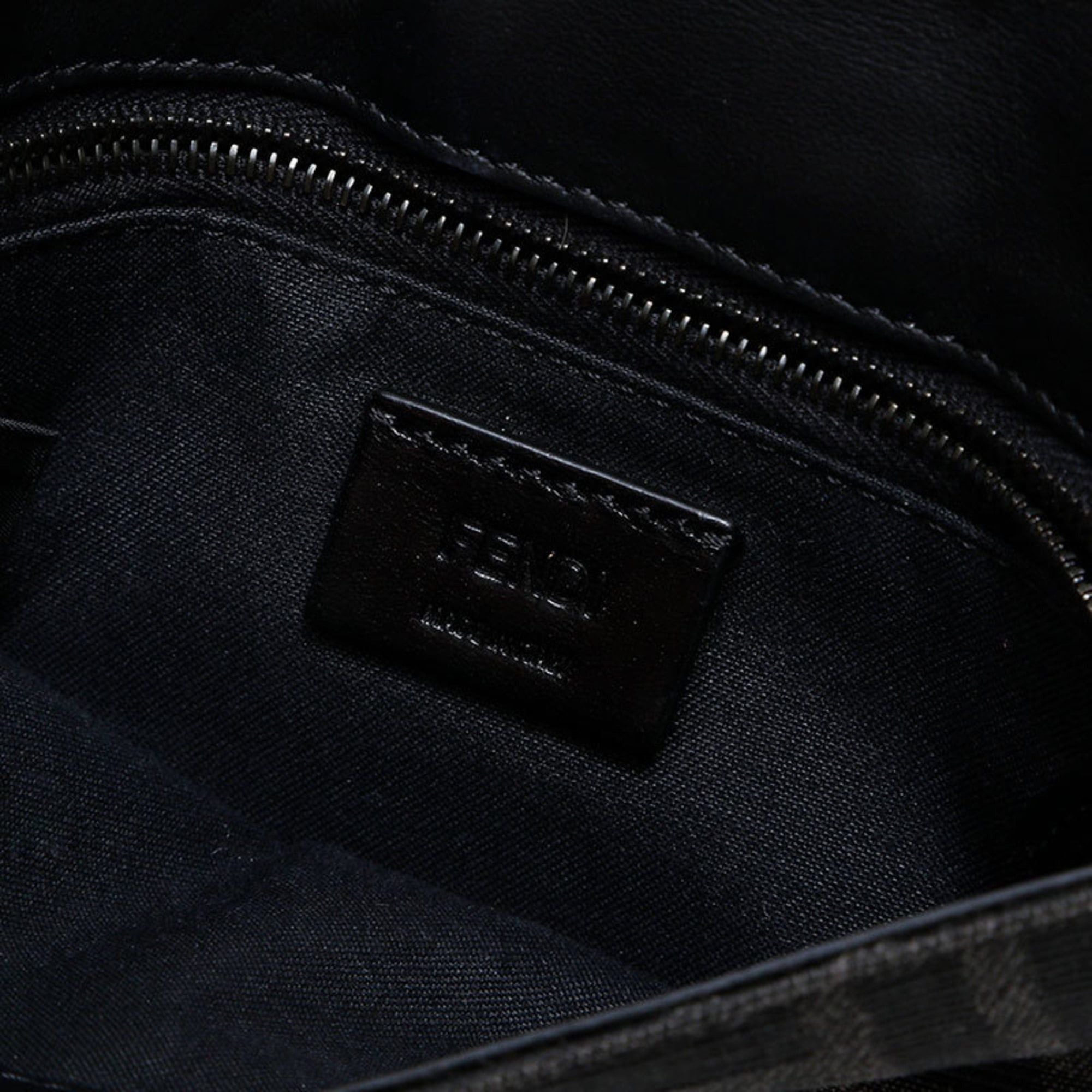 Fendi Fendi Zucca Baguette 3-way Belt Shoulder Bag, Black, WS20600 Size ONE SIZE - 10 Thumbnail