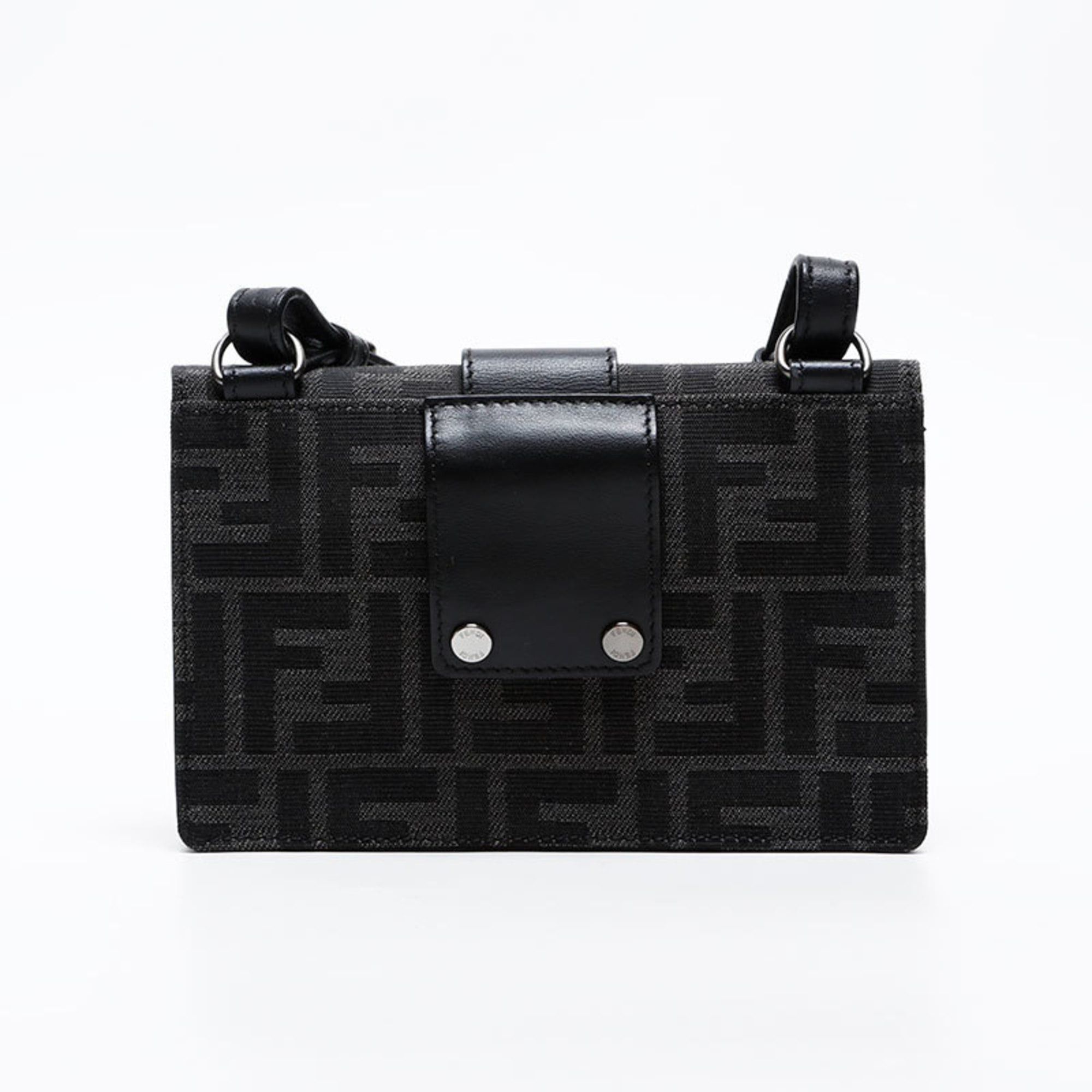 Fendi Fendi Zucca Baguette 3-way Belt Shoulder Bag, Black, WS20600 Size ONE SIZE - 2 Thumbnail