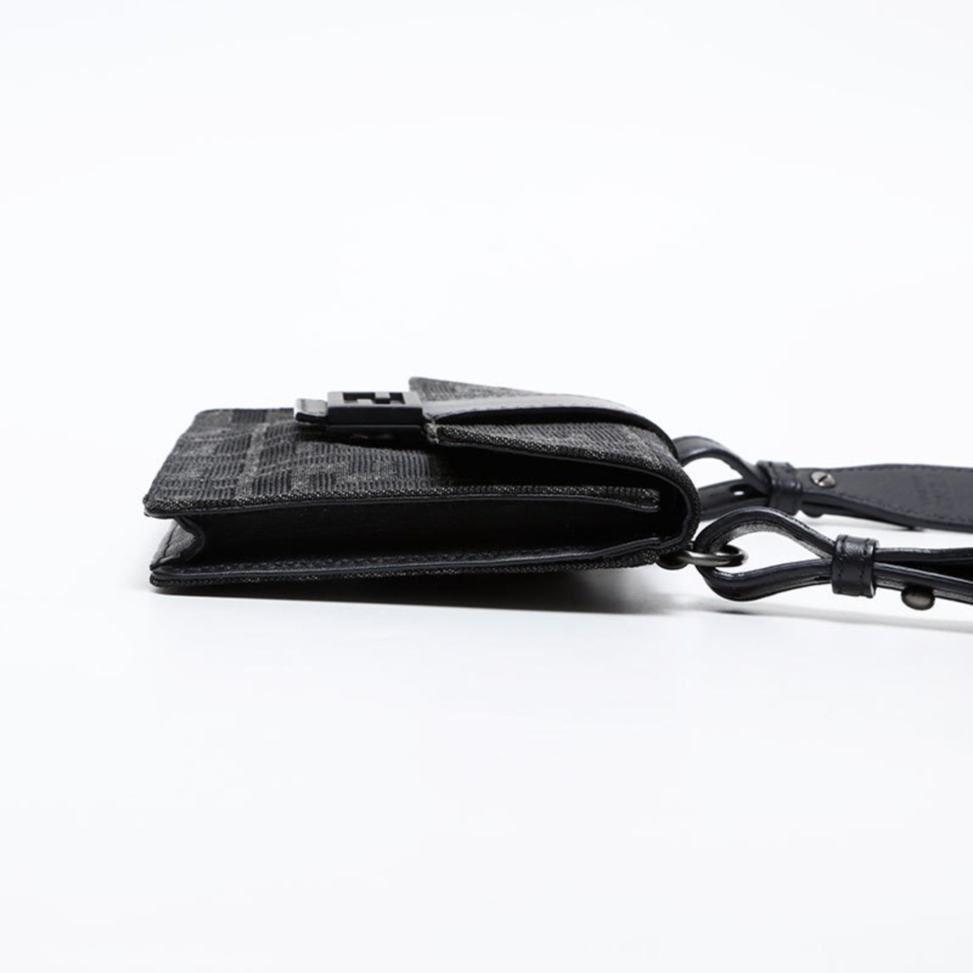 Fendi Fendi Zucca Baguette 3-way Belt Shoulder Bag, Black, WS20600 Size ONE SIZE - 4 Thumbnail