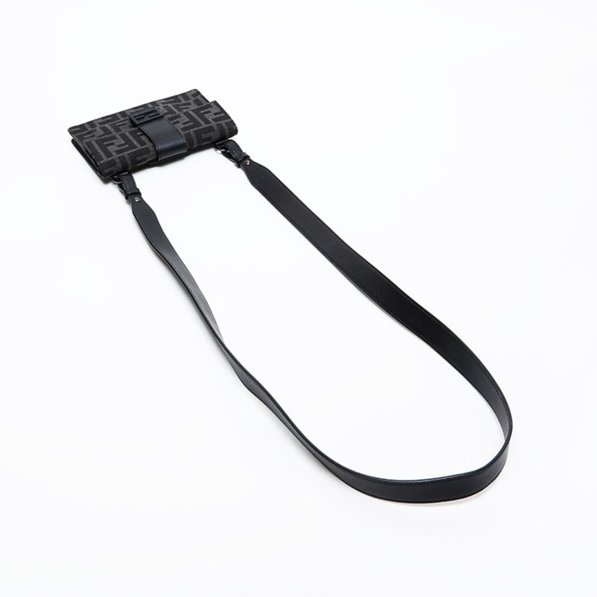 Fendi Fendi Zucca Baguette 3-way Belt Shoulder Bag, Black, WS20600 Size ONE SIZE - 9 Thumbnail