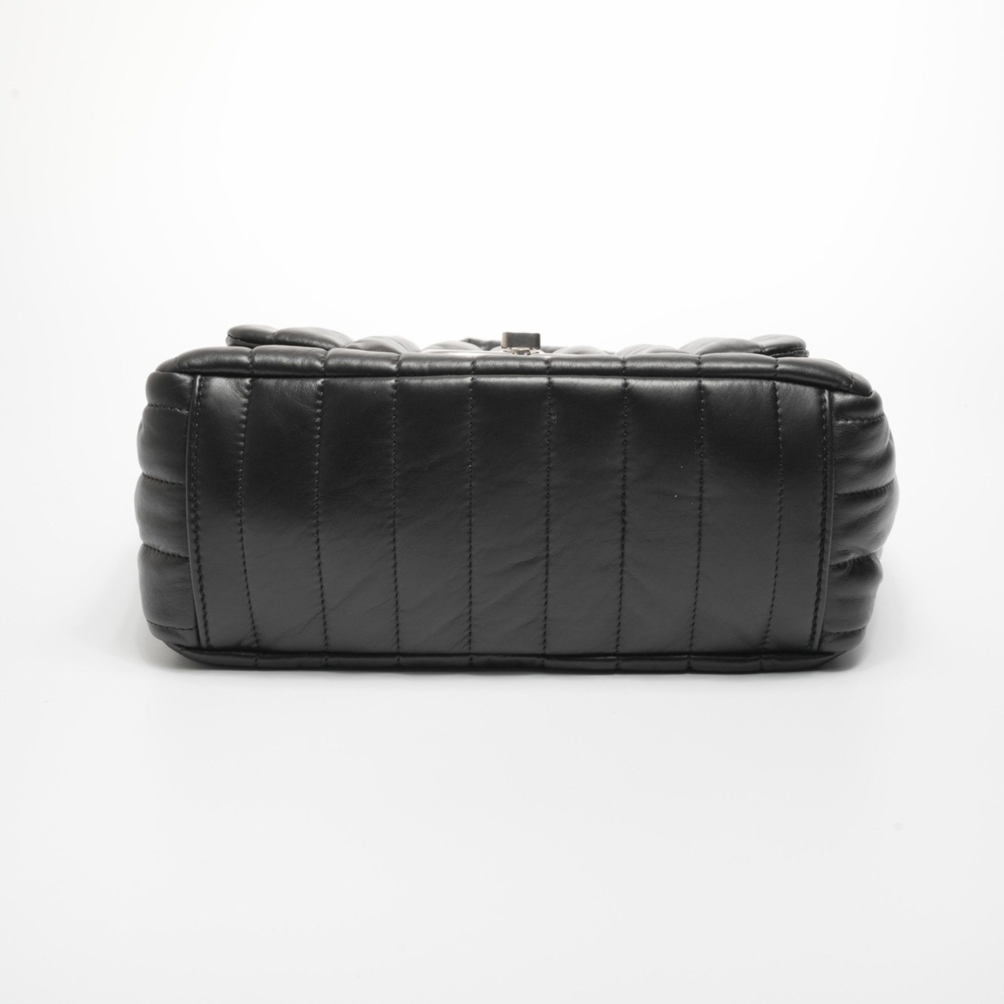 Balenciaga Balenciaga Manaco Padded Quilted Leather One-Shoulder Bag in Black (WS23584) Size ONE SIZE - 12 Thumbnail