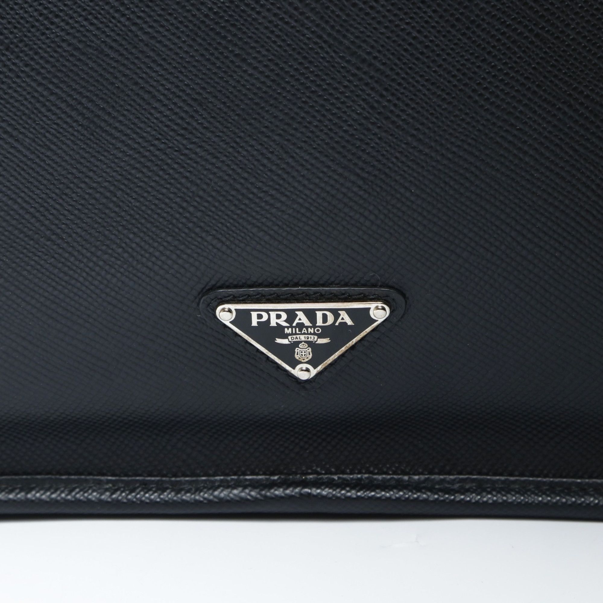 Prada Prada Saffiano Leather Shoulder Bag, Black, WS27002 Size ONE SIZE - 8 Thumbnail