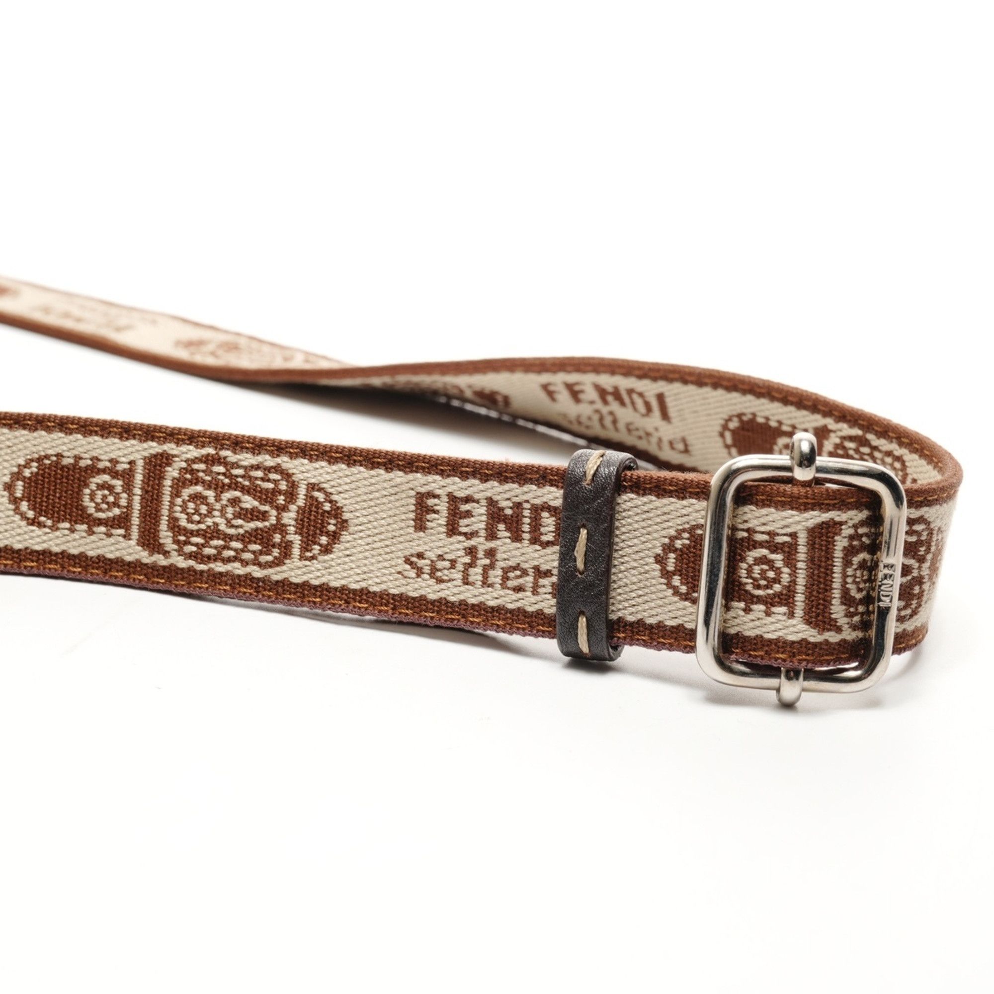 Fendi Fendi Zucca Canvas Shoulder Bag, Brown, WS25916 Size ONE SIZE - 12 Thumbnail