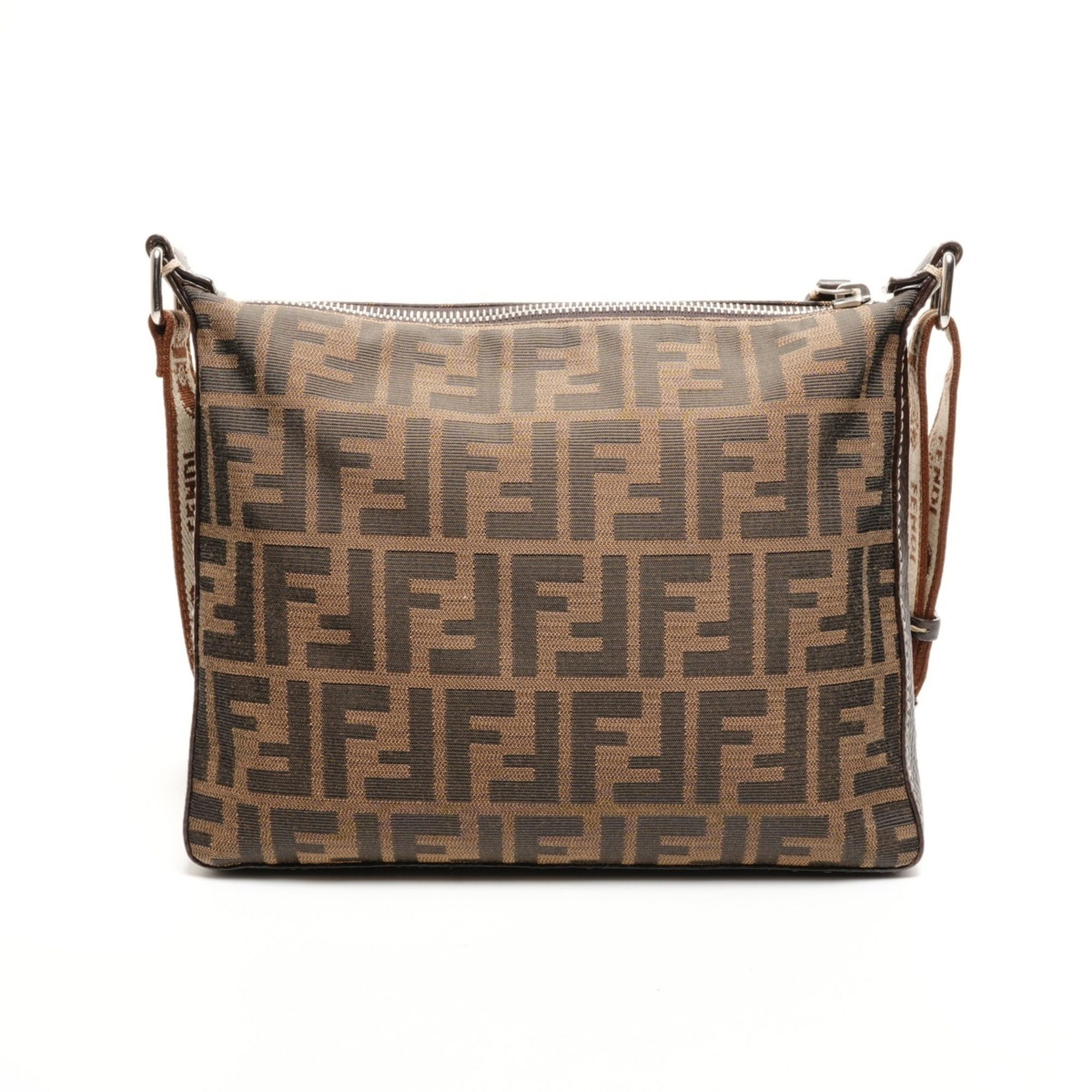 Fendi Fendi Zucca Canvas Shoulder Bag, Brown, WS25916 Size ONE SIZE - 2 Thumbnail
