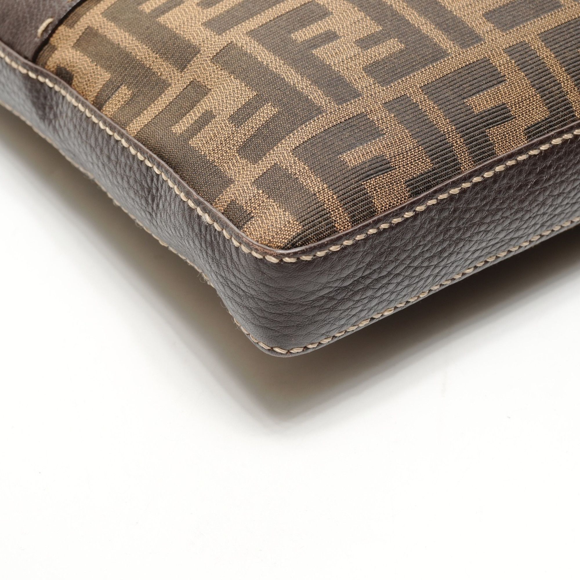 Fendi Fendi Zucca Canvas Shoulder Bag, Brown, WS25916 Size ONE SIZE - 5 Thumbnail