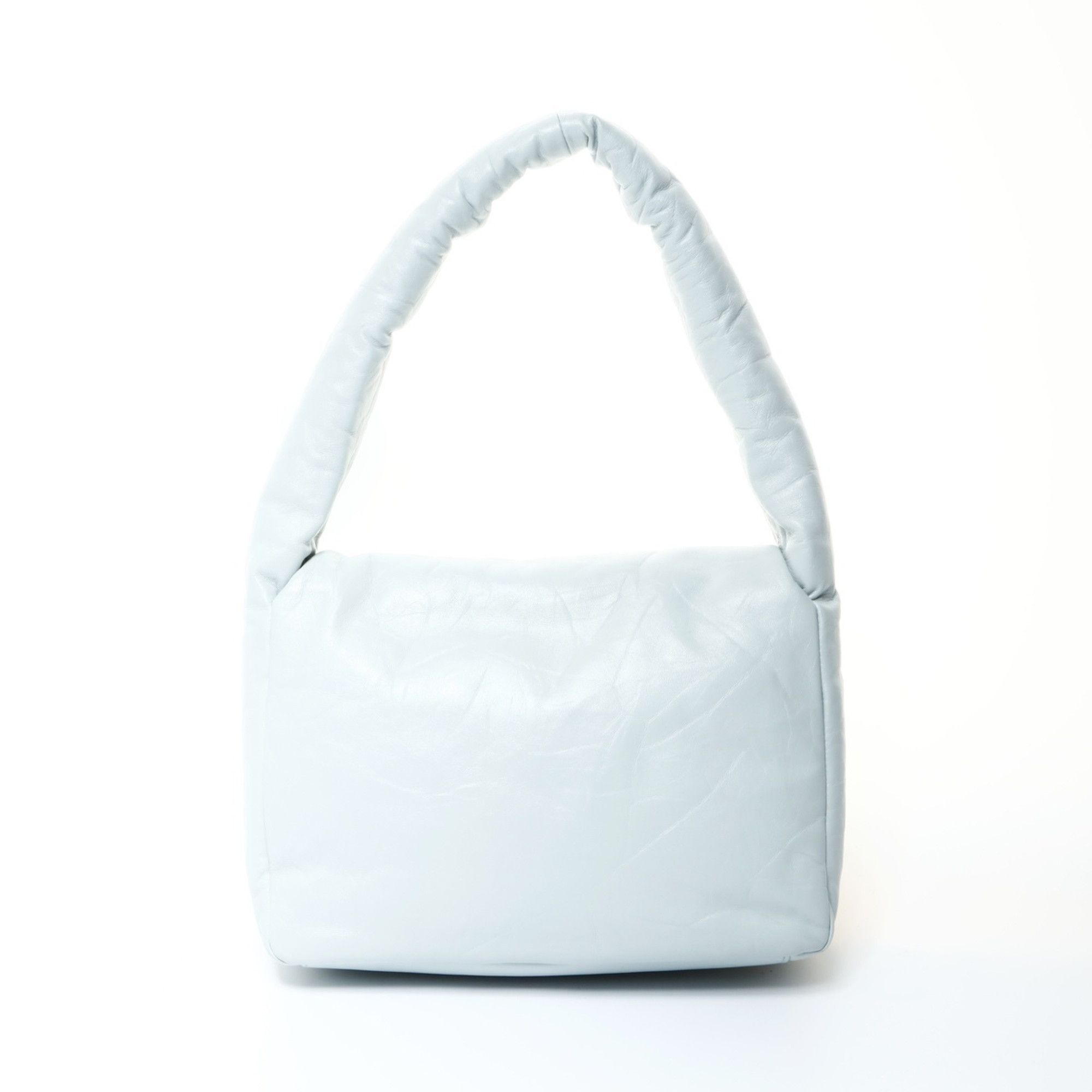 Balenciaga Balenciaga Monaco Leather One-Shoulder Bag, Light Blue, 787896, WS25975 Size ONE SIZE - 2 Thumbnail