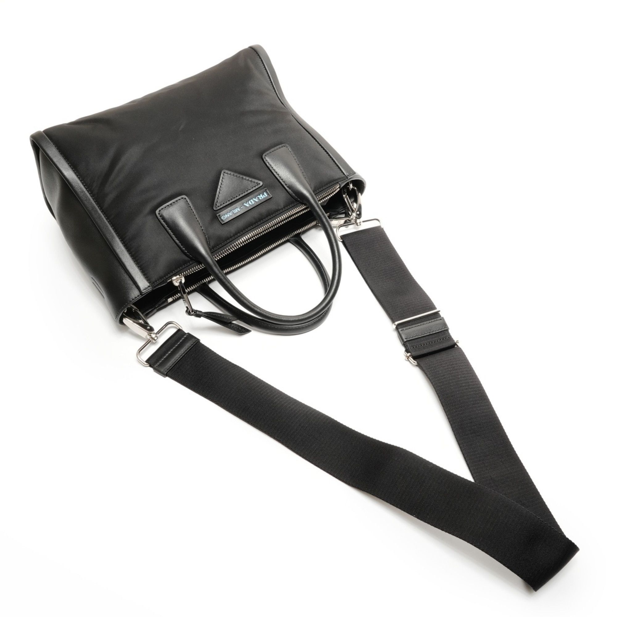 Prada Prada Concept 2-Way Shoulder Bag/Handbag, Black, WS27295 Size ONE SIZE - 8 Thumbnail