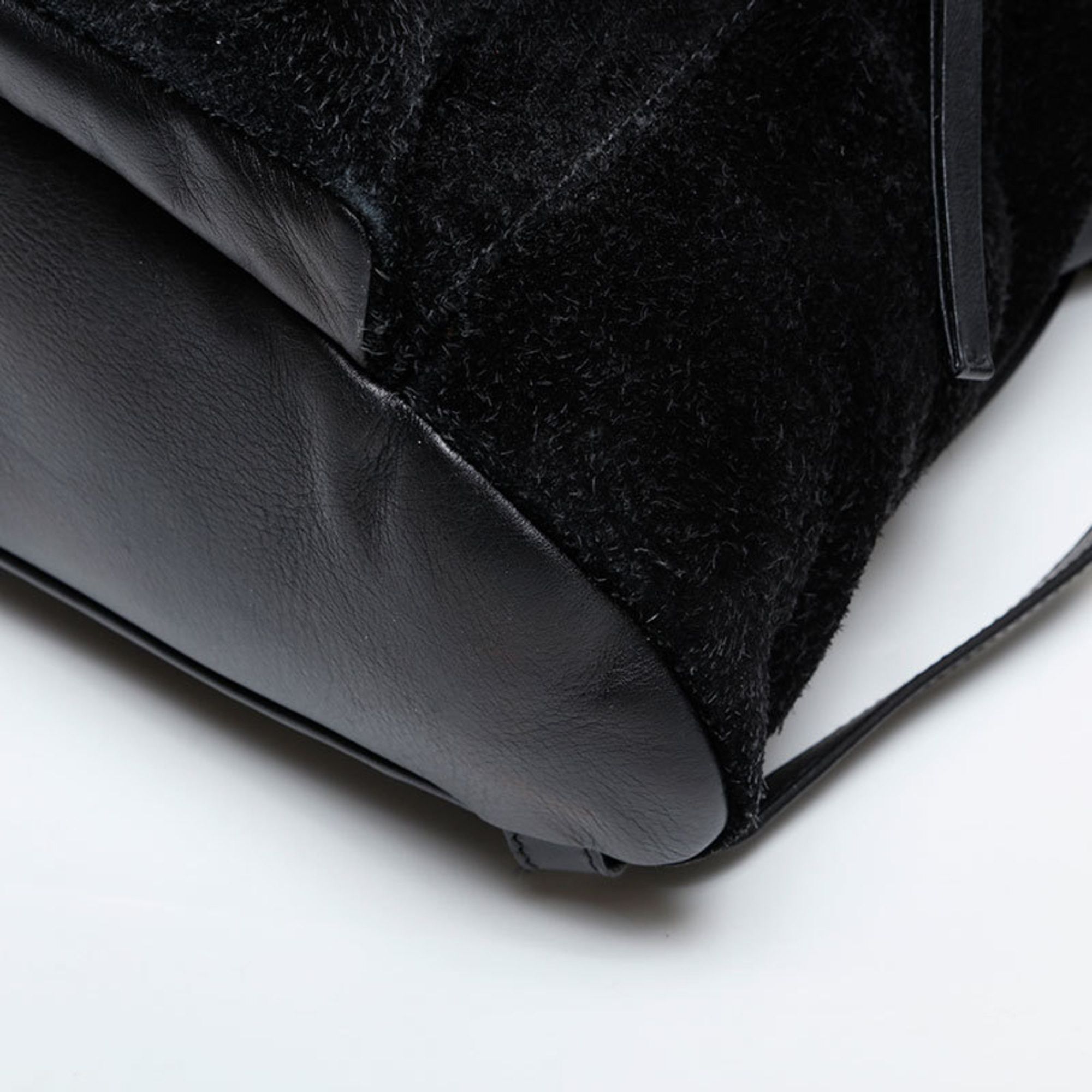 Balenciaga Balenciaga Leather Suede Lock Backpack/Daypack, Black, WS21590 Size ONE SIZE - 6 Thumbnail