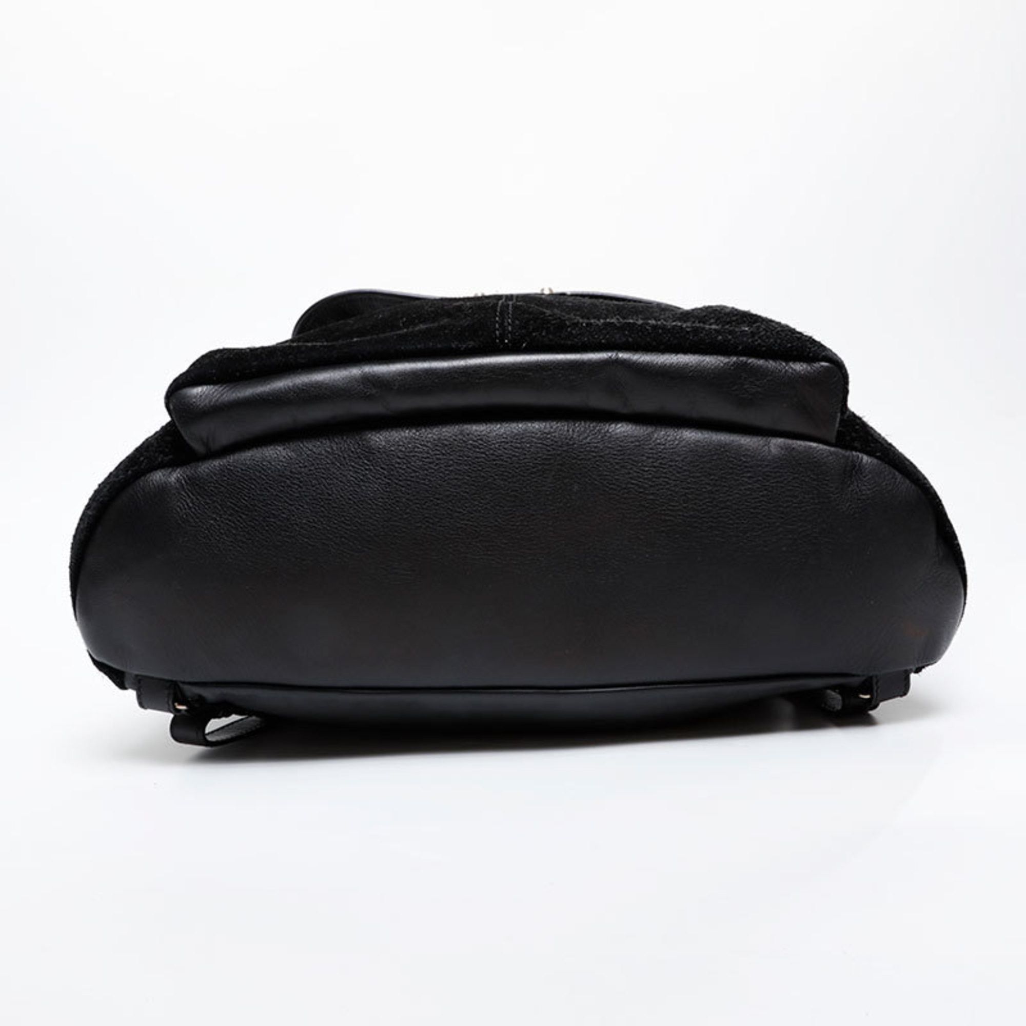 Balenciaga Balenciaga Leather Suede Lock Backpack/Daypack, Black, WS21590 Size ONE SIZE - 7 Thumbnail