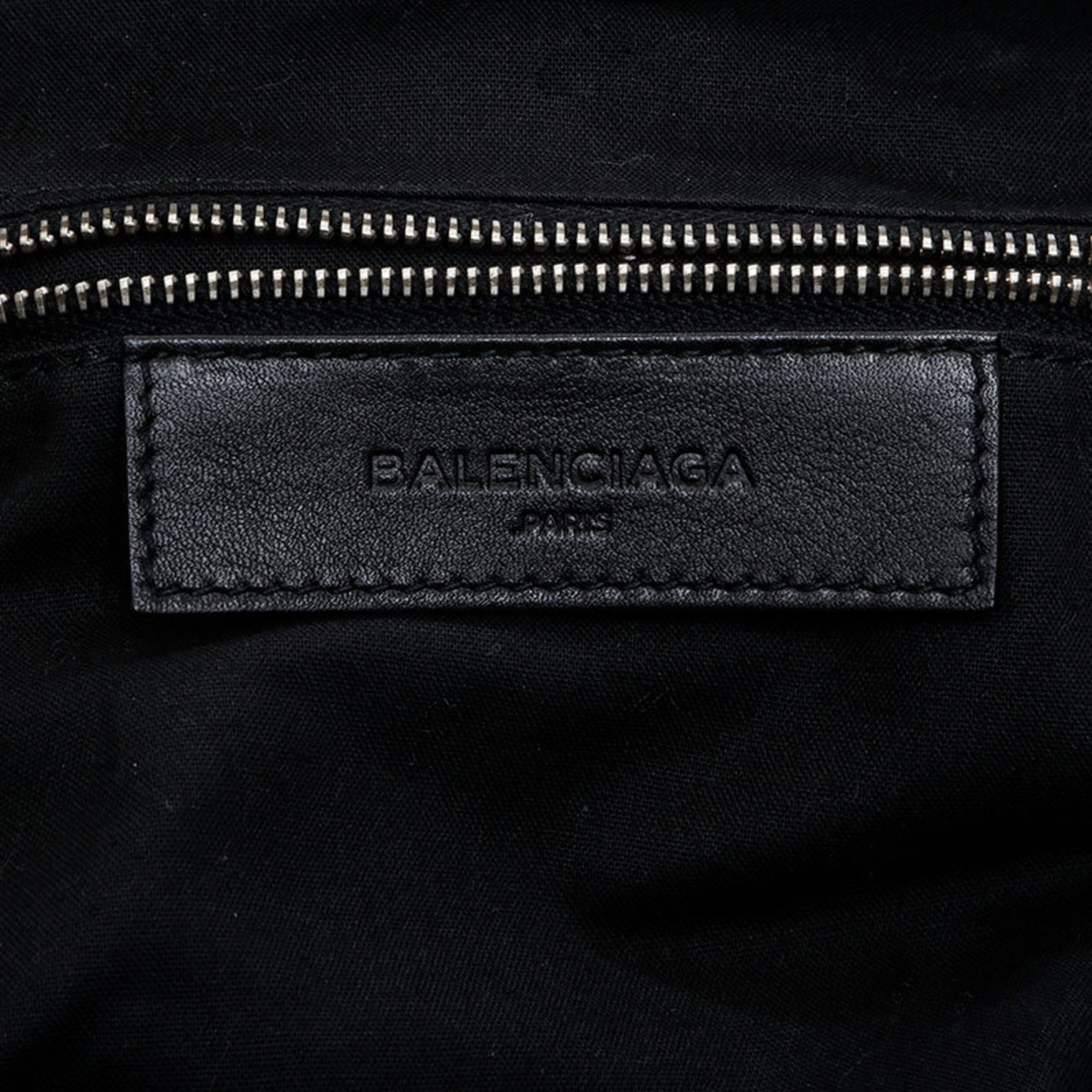 Balenciaga Balenciaga Leather Suede Lock Backpack/Daypack, Black, WS21590 Size ONE SIZE - 11 Thumbnail